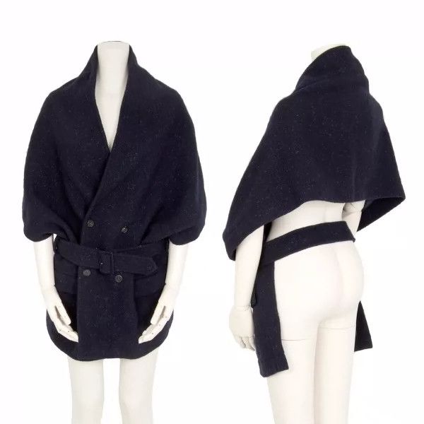 Comme des Garcons Comme des Garcons Wool shawl coat Size S / US 4 / IT 40 - 1 Thumbnail