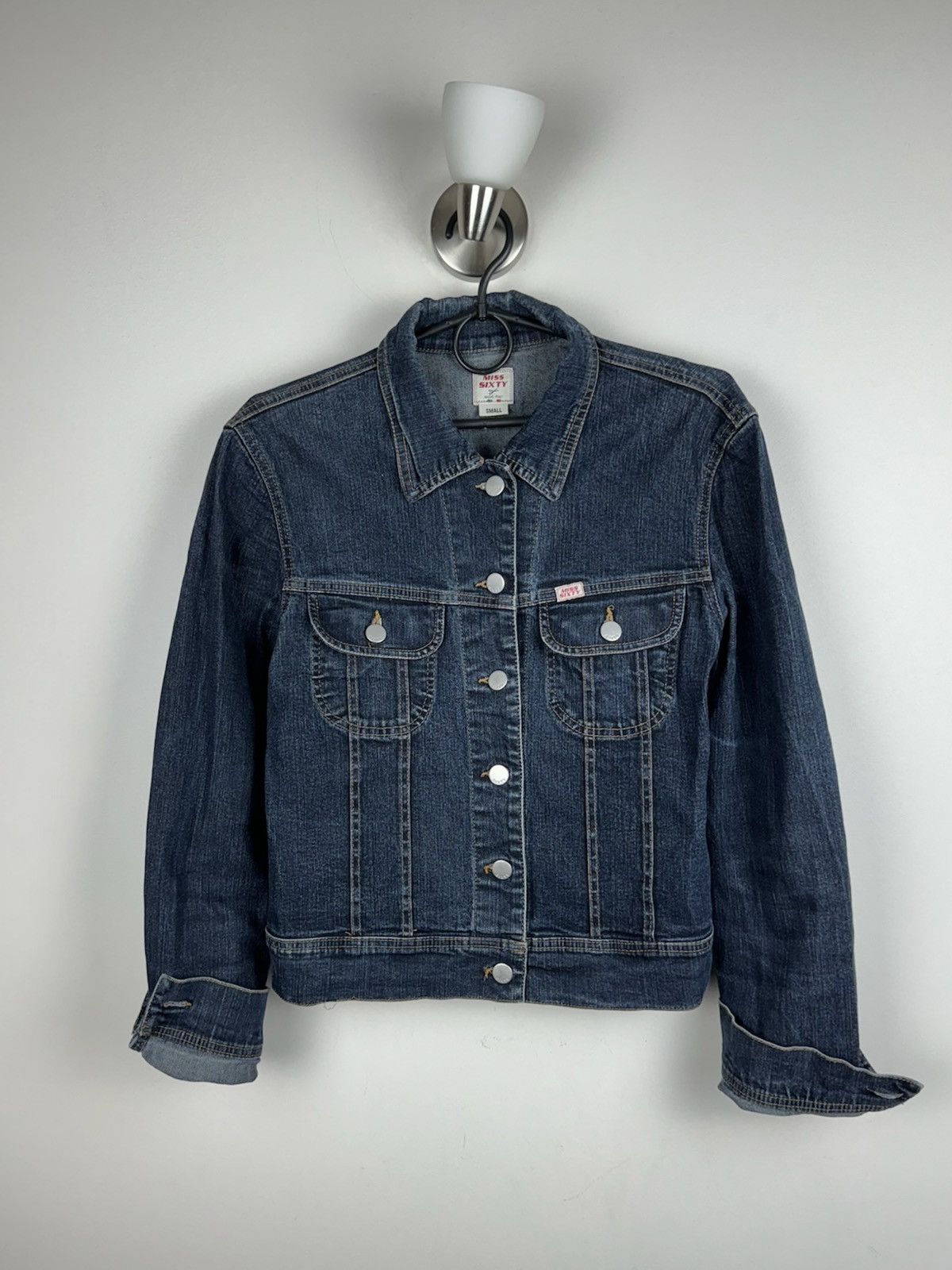 Miss Sixty × Vintage Vintage denim jacket Miss Sixty y2k original pinterest item Size S / US 4 / IT 40 - 1 Thumbnail