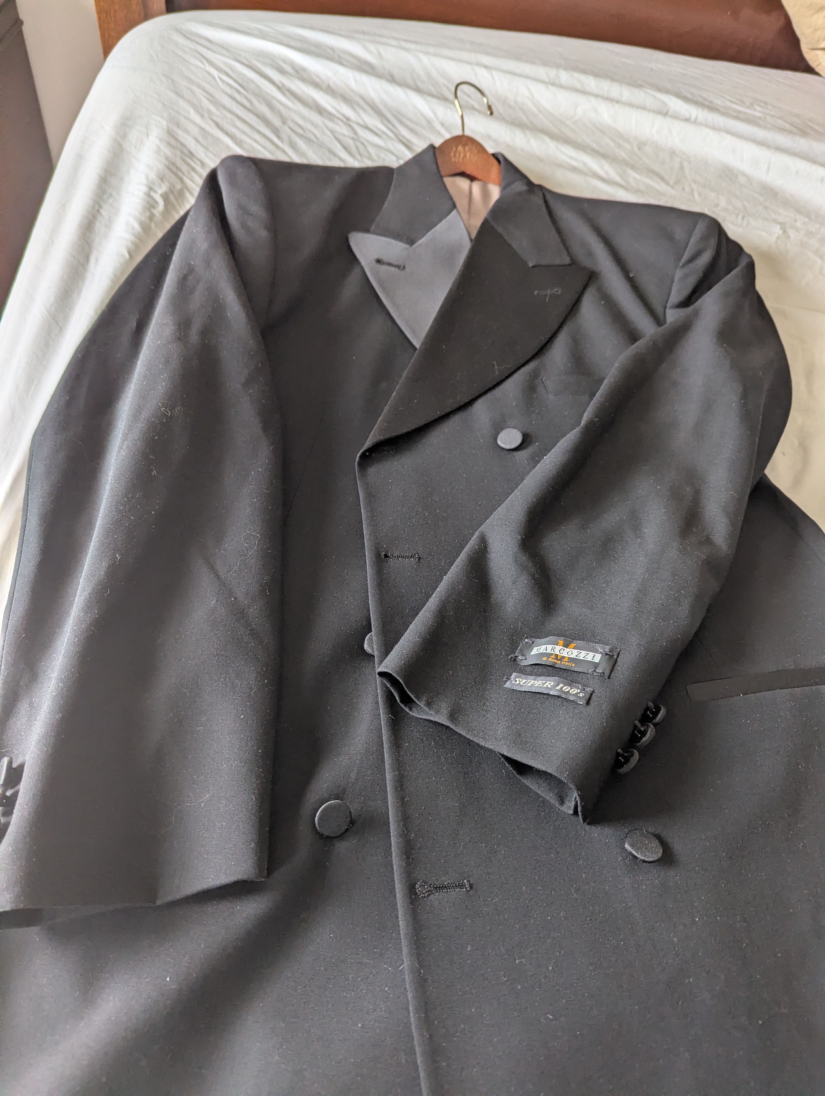 Other Vintage Formal Suit by Marcozzi of Italy Size 42L - 6 Thumbnail