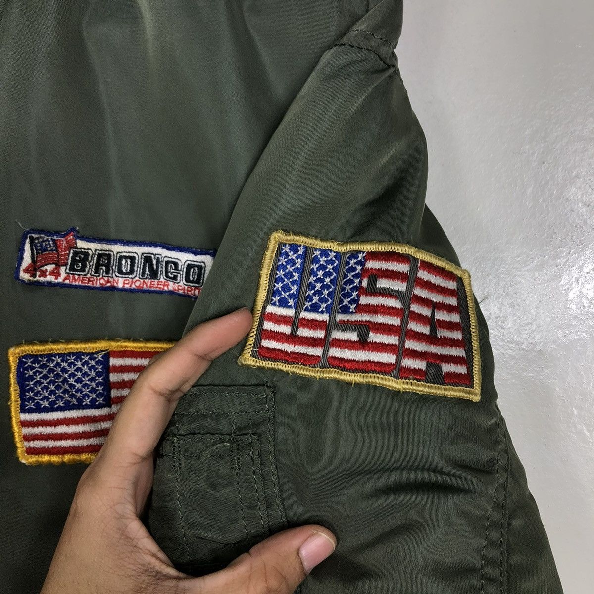 Alpha Industries 🔥 1970s VINTAGE RIOT RIOT ALPHA BOMBER JACKET MADE IN USA Size US M / EU 48-50 / 2 - 16 Thumbnail