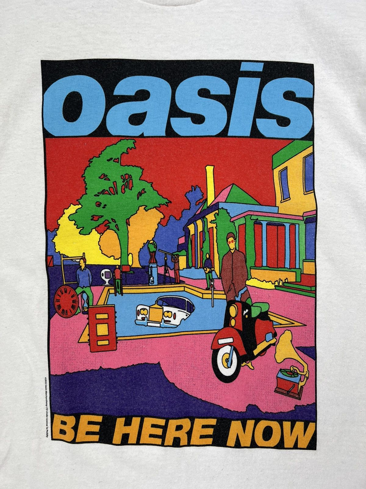 Band Tees Oasis merchandise “be here now” T-shirt Size US L / EU 52-54 / 3 - 4 Thumbnail