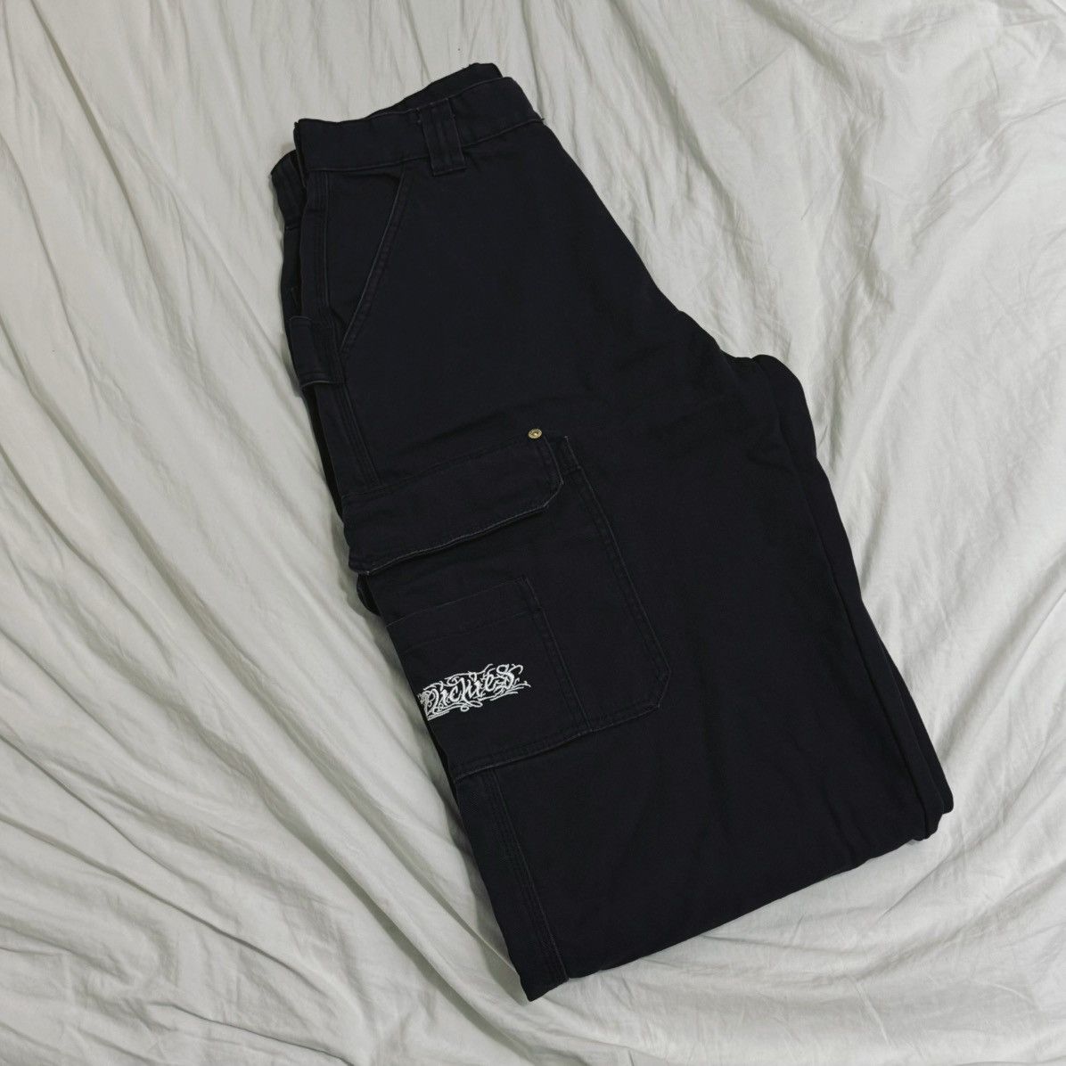 Dickies × Supreme Supreme Dickies Flannel Lined Cargo Pants Black 30 Size US 30 / EU 46 - 6 Thumbnail