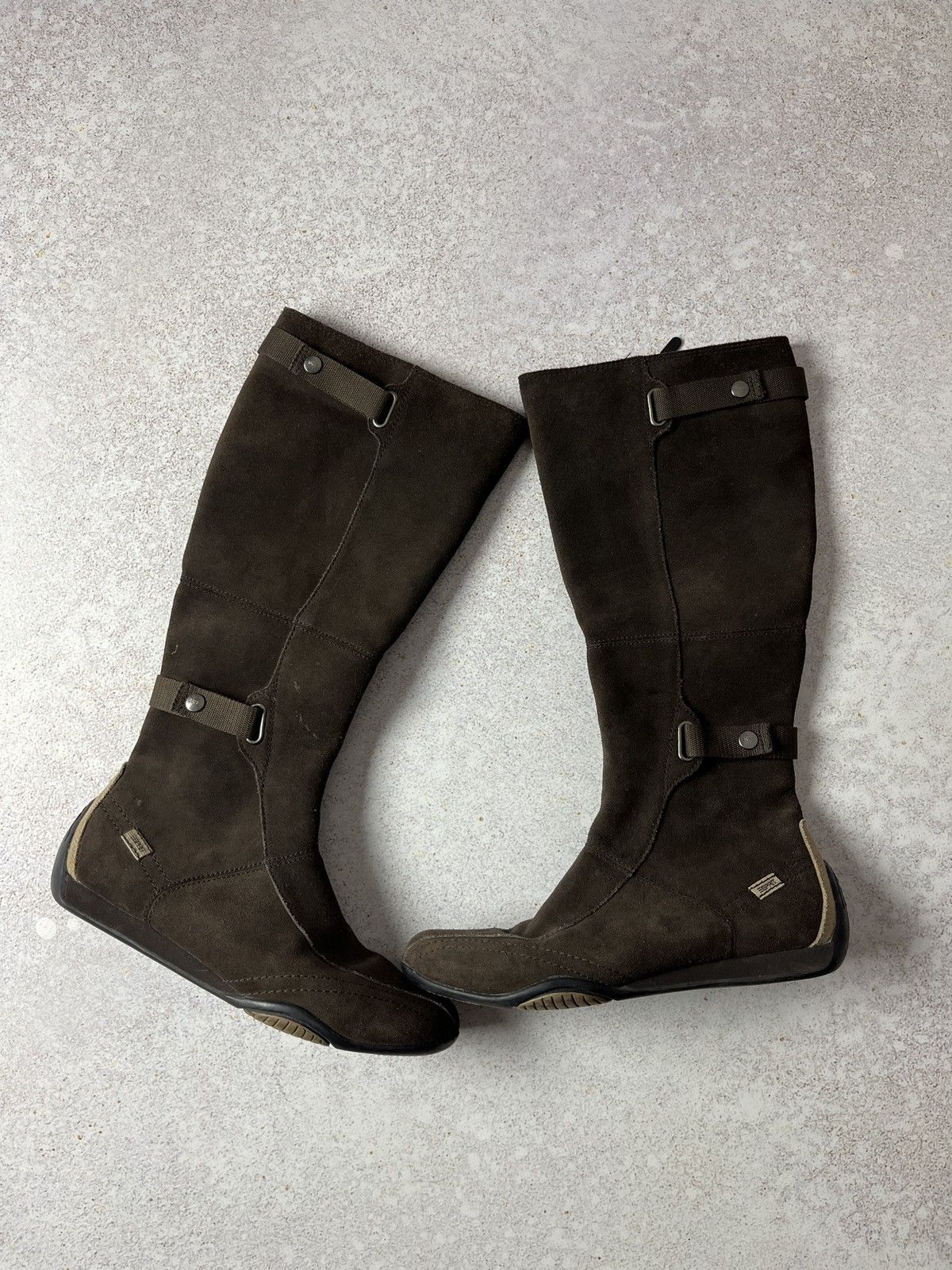 ESPIRIT Vintage Esprit Y2K Women's Suede Boxing High Top Flat Shoes Size US 9 / IT 39 - 2 Thumbnail