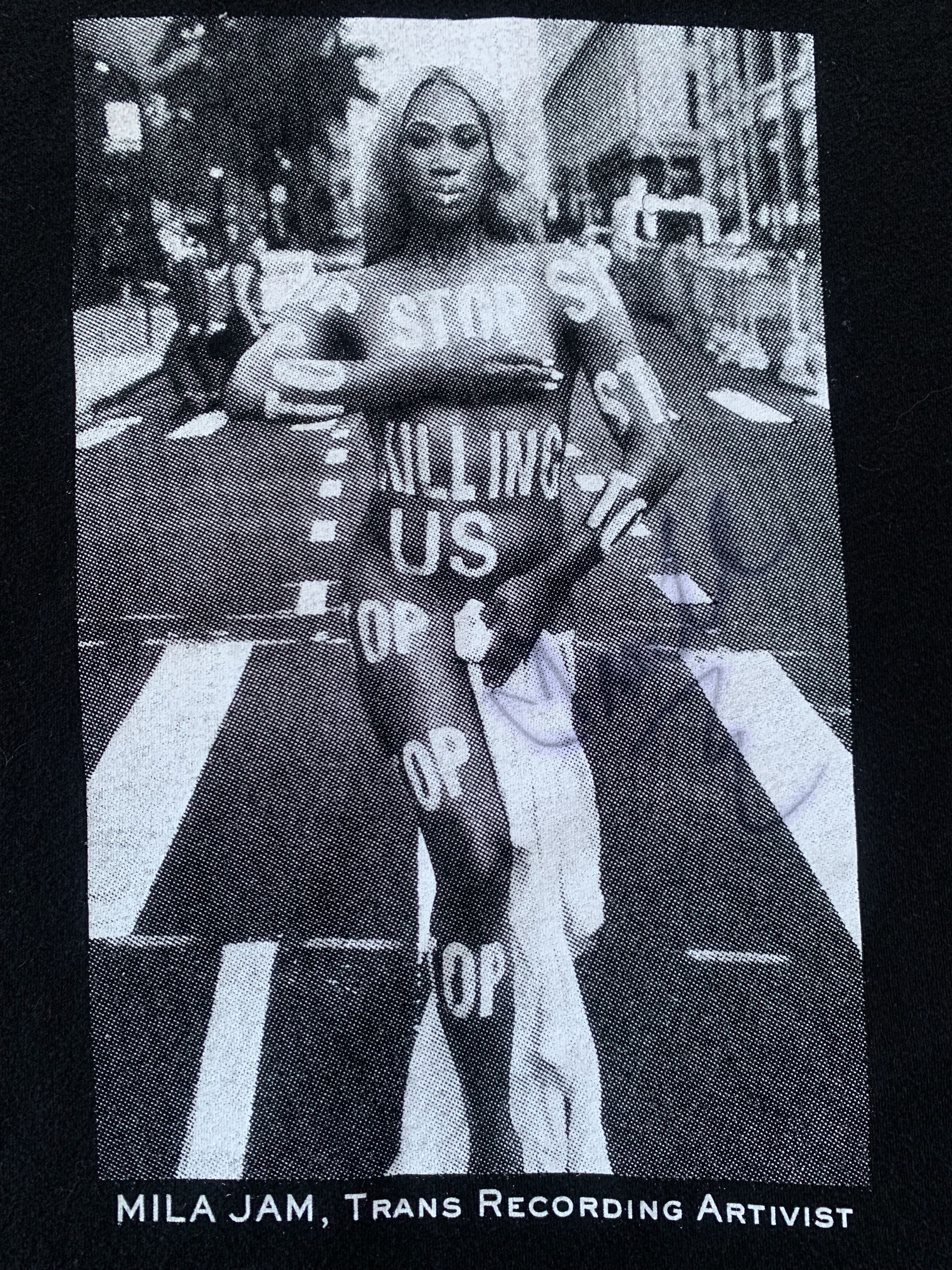Other Mila Jam Trans Artivist Black Cotton T Shirt Size US S / EU 44-46 / 1 - 5 Thumbnail
