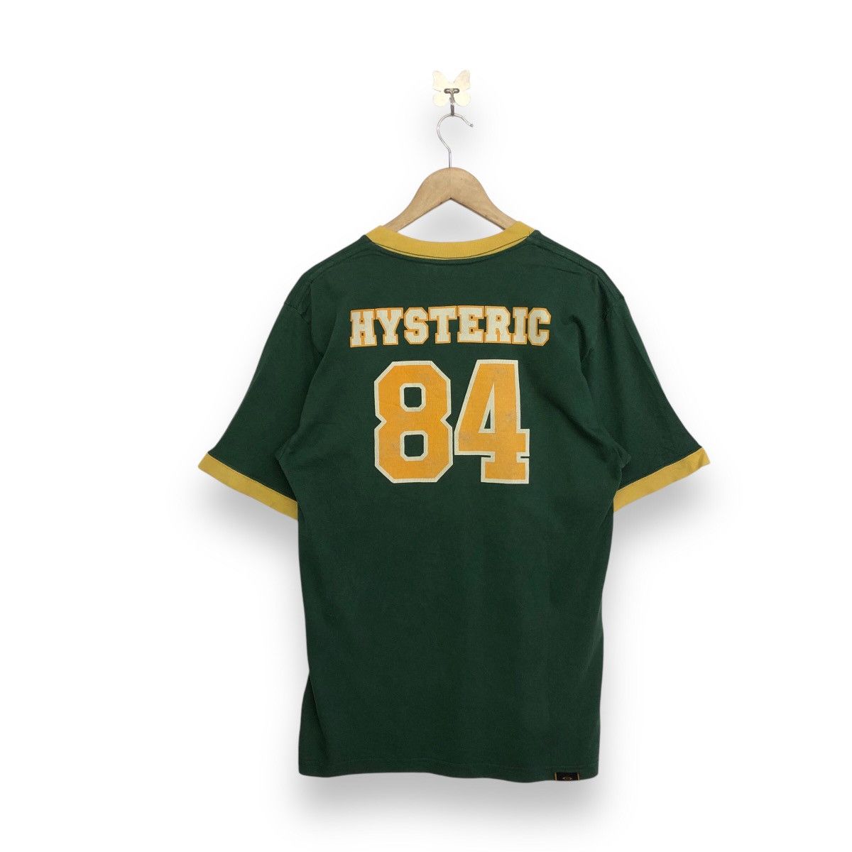 Hysteric Glamour × Japanese Brand × Vintage Vintage Hysteric Glamour University Ringer Sleeve Tshirt Size US L / EU 52-54 / 3 - 2 Thumbnail
