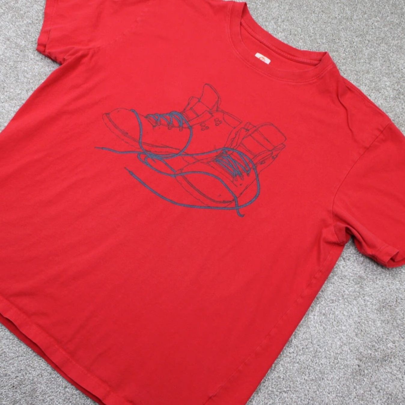 Merrell Merrell Shirt Mens 2XL Red Short Sleeve Cotton Pullover Crewneck Shirt Merrell 2XL Mens Red Cotton Short Sleeve T-Shirt Sportsman Vintage? No Size US XXL / EU 58 / 5 - 3 Thumbnail