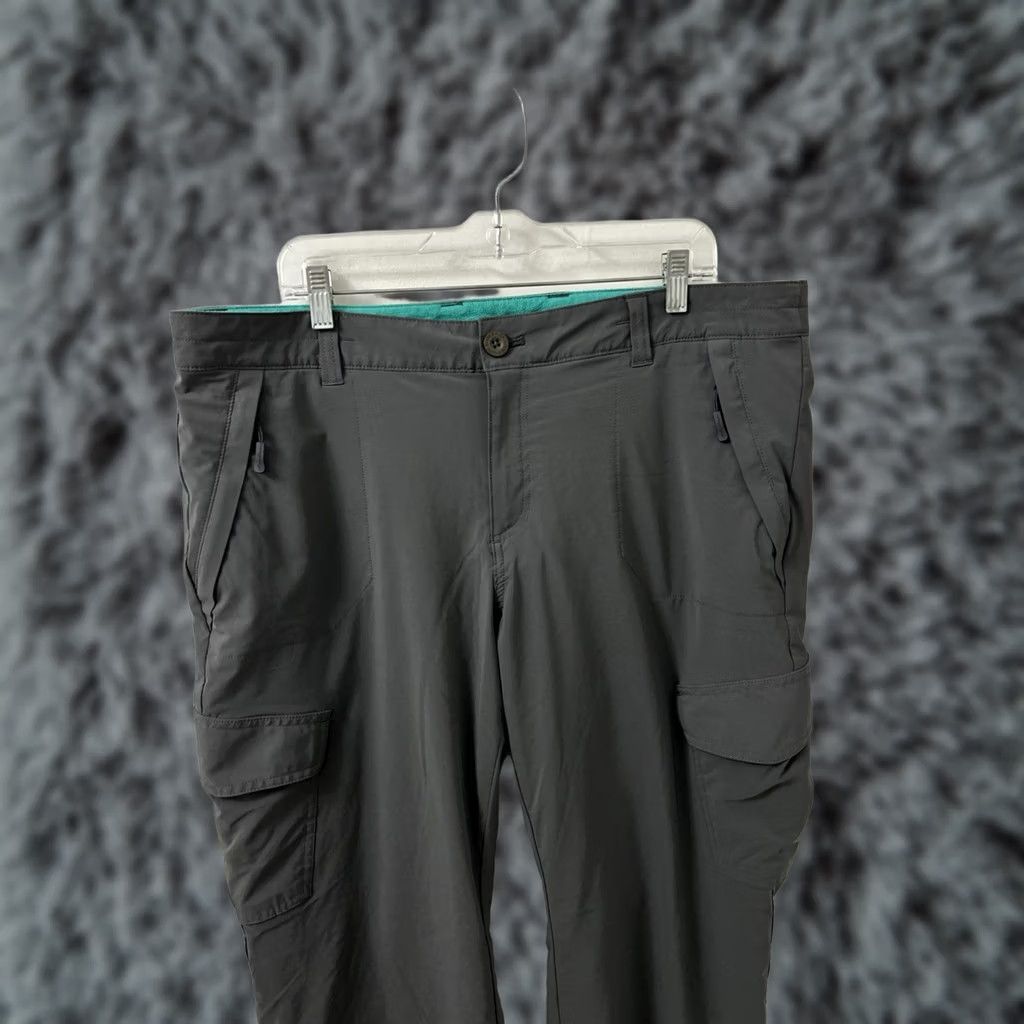 Eddie Bauer VINTAGE Eddie Bauer Cargo Pants Womens 18x32 Gray Teal First Ascent Hiking Size 40" / US 18 - 1 Thumbnail