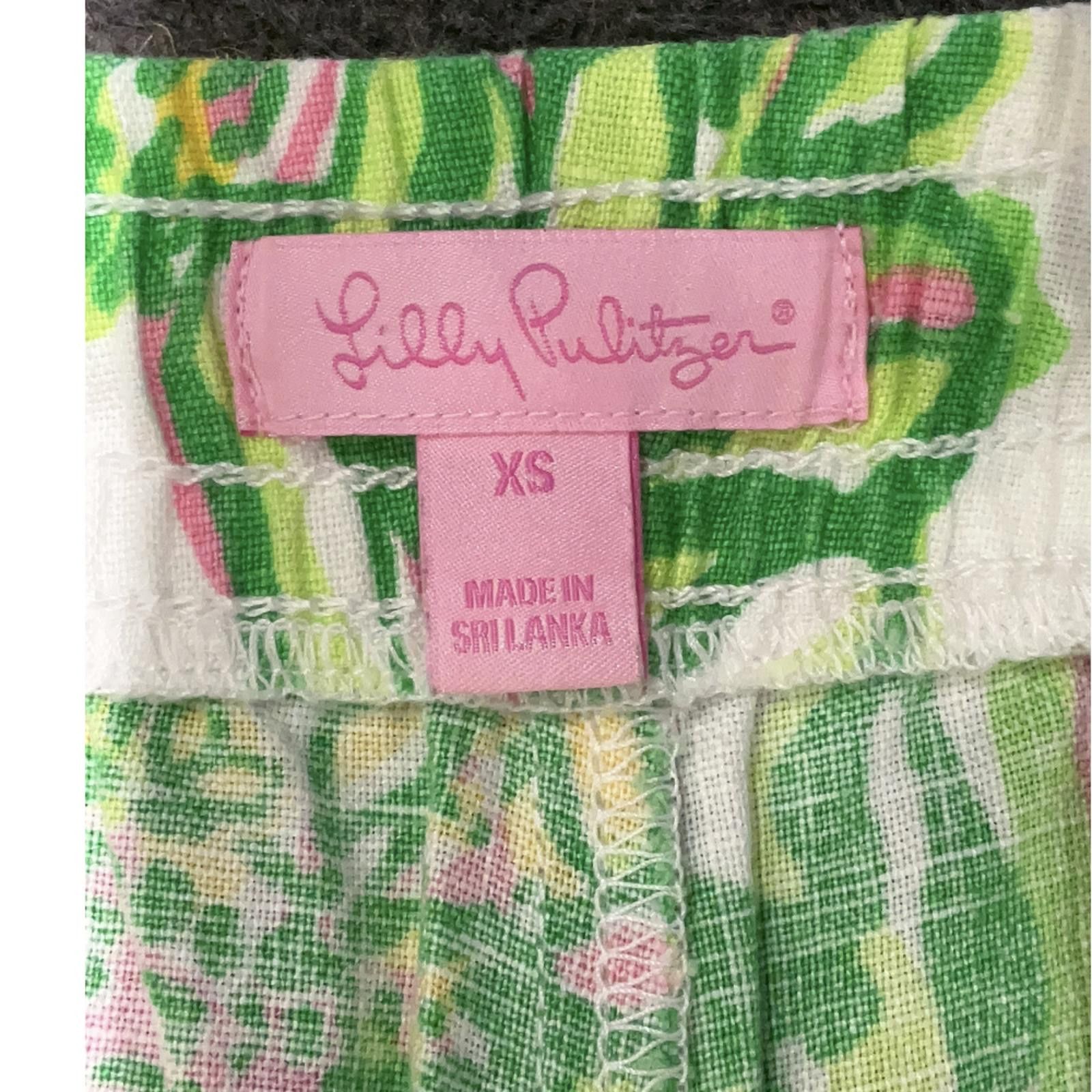 Other Lilly Pulitzer Printed Green Vacation Shorts Size XS Size 26" / US 2 / IT 38 - 3 Thumbnail