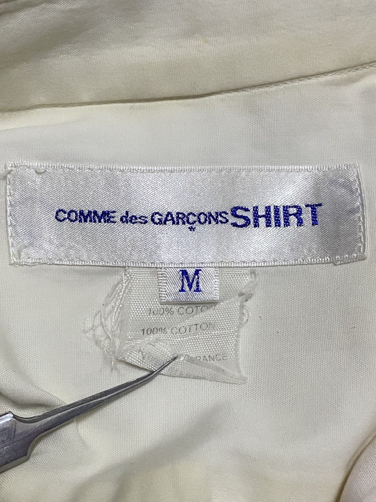 Comme des Garcons CDG - Planet Patches Abstract Button Up Shirt Size US M / EU 48-50 / 2 - 5 Thumbnail