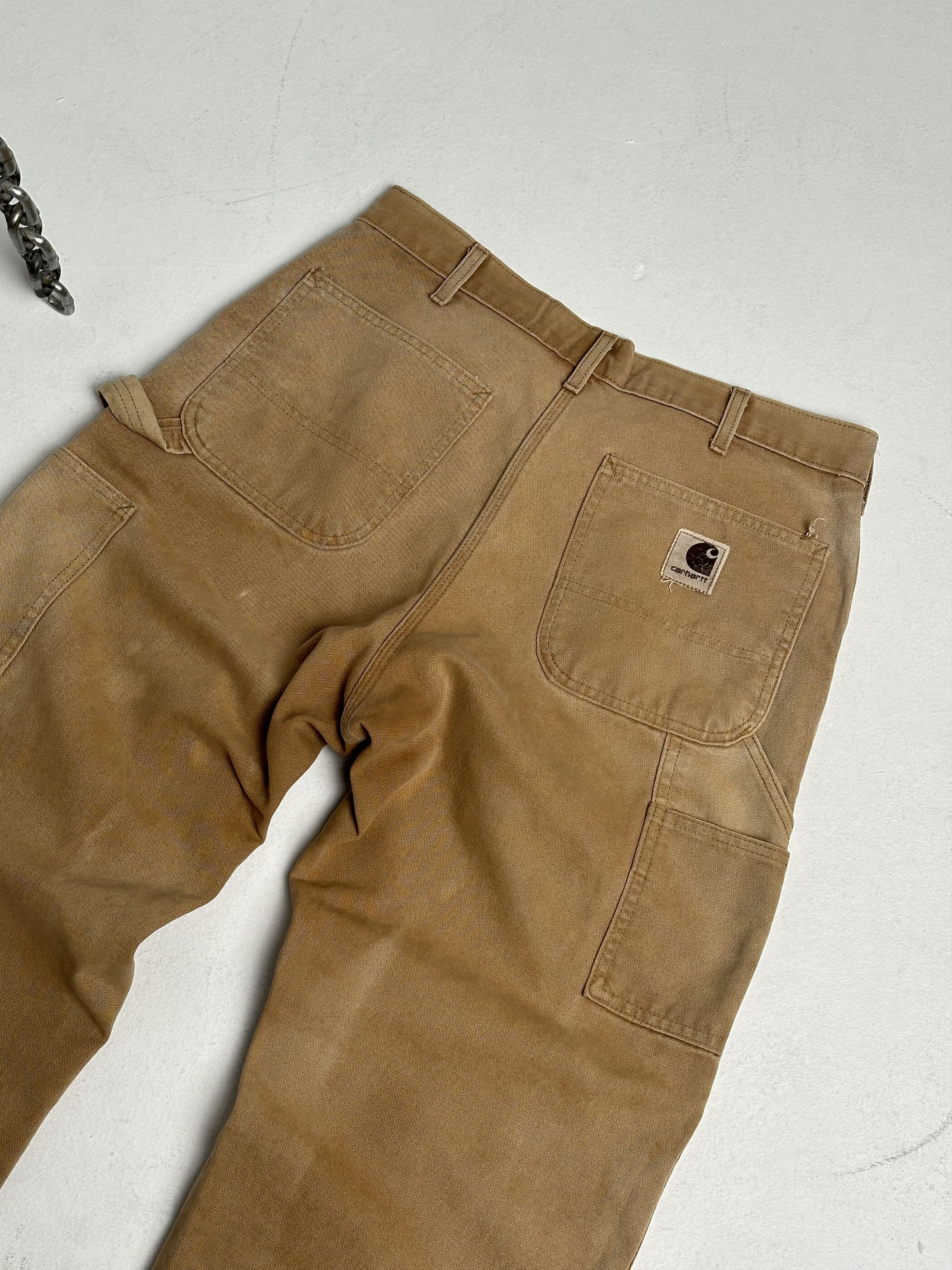 Carhartt × Vintage Vintage carhartt brown double knee work wear carpenter pants Size US 36 / EU 52 - 4 Thumbnail