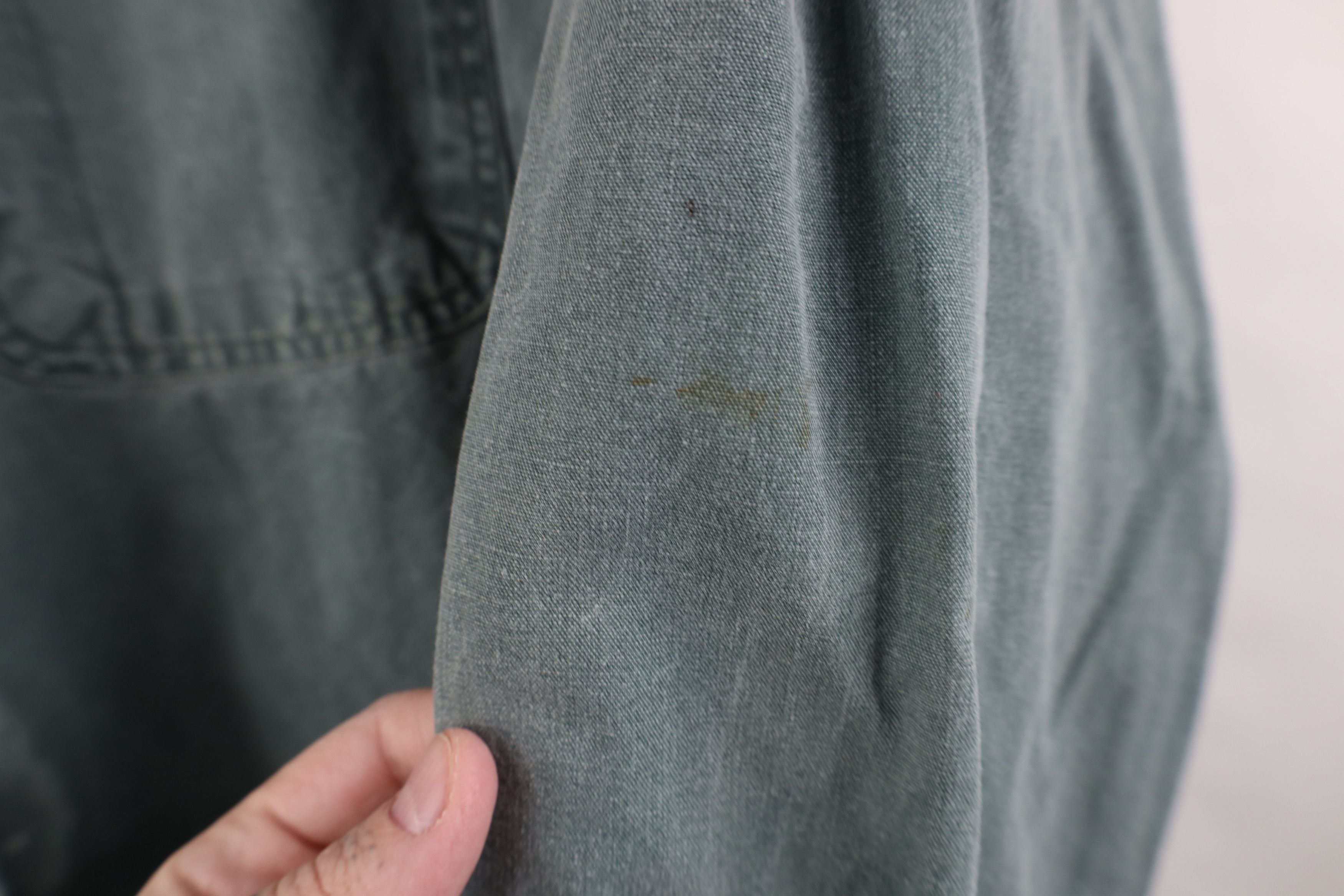 Carhartt Vintage 90s Carhartt Stonewash Canvas Button Down Shirt USA Size US XL / EU 56 / 4 - 7 Thumbnail