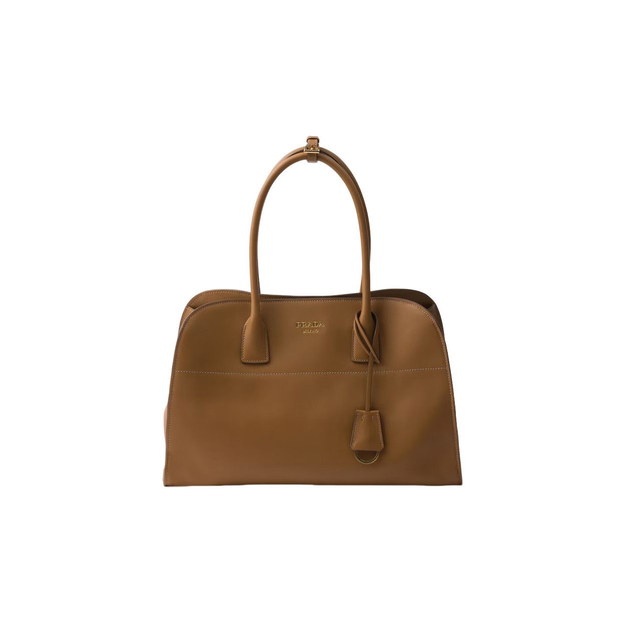 Prada PRADA $4300 Caramel Leather Large Tote Bag New & Authentic Size ONE SIZE - 1 Thumbnail