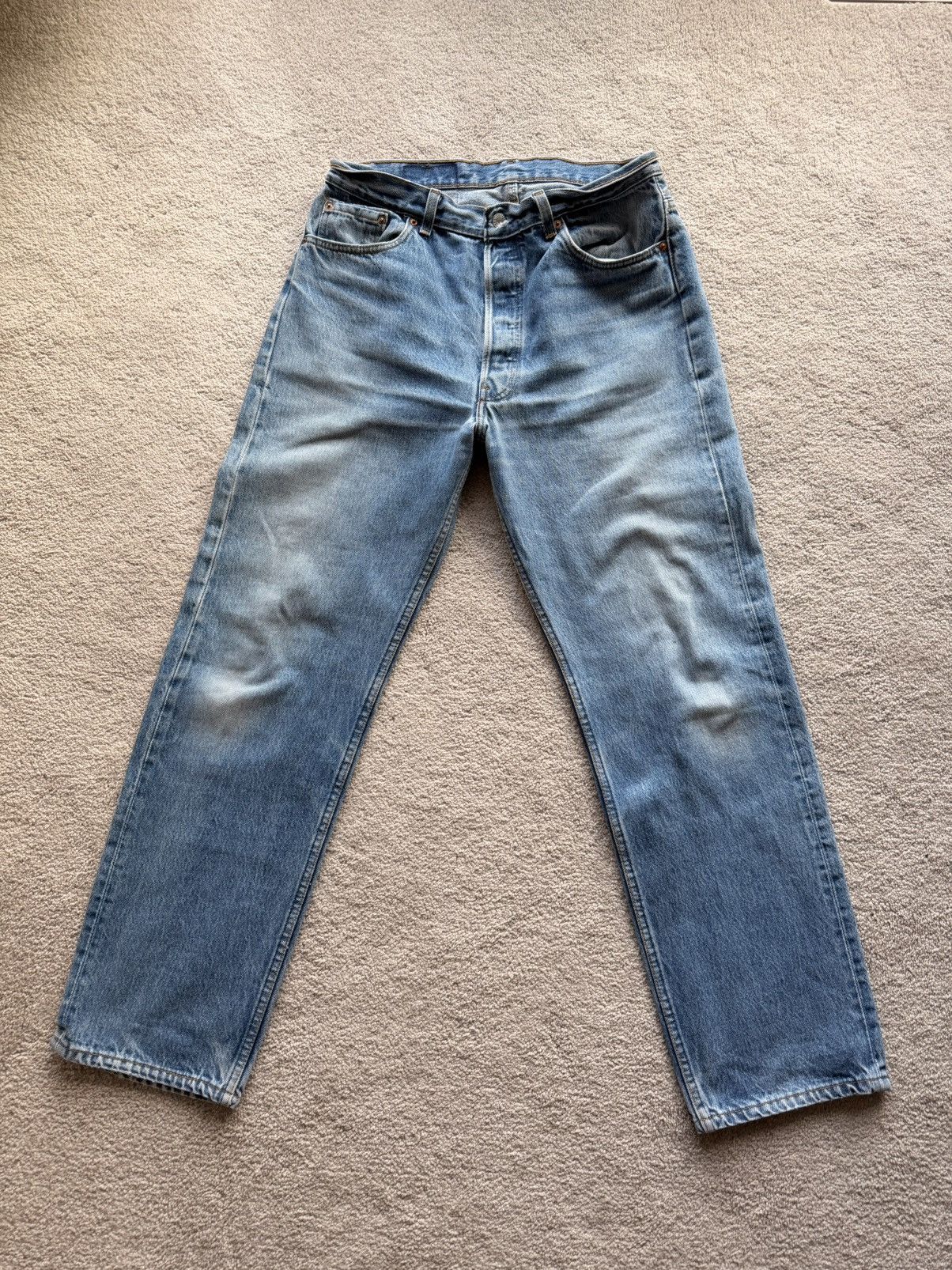 Levi's Vintage Clothing Vintage Levi 501s 36x32 tagged Size US 34 / EU 50 - 2 Thumbnail