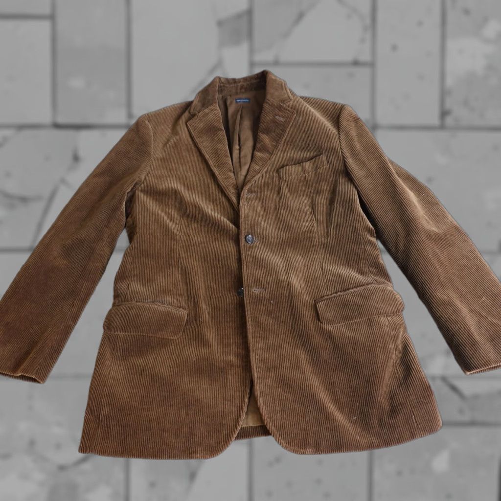 Polo Ralph Lauren VINTAGE Polo Ralph Lauren Sport Coat Large Brown Corduroy Size US L / EU 52-54 / 3 - 1 Thumbnail