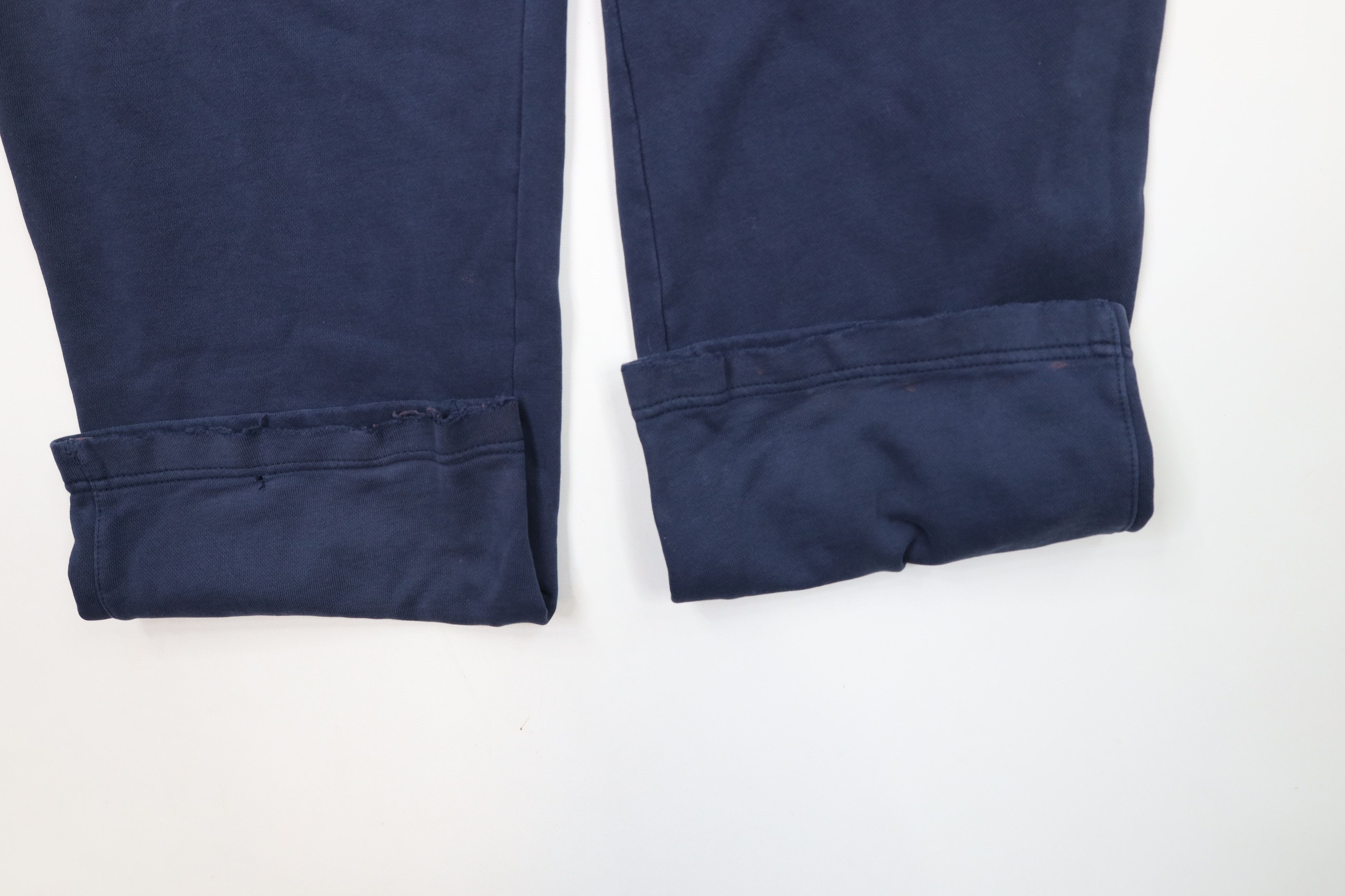 Nike × Vintage Vintage Nike Scott Mini Swoosh Wide Leg Sweatpants Blue Size US 38 / EU 54 - 8 Thumbnail
