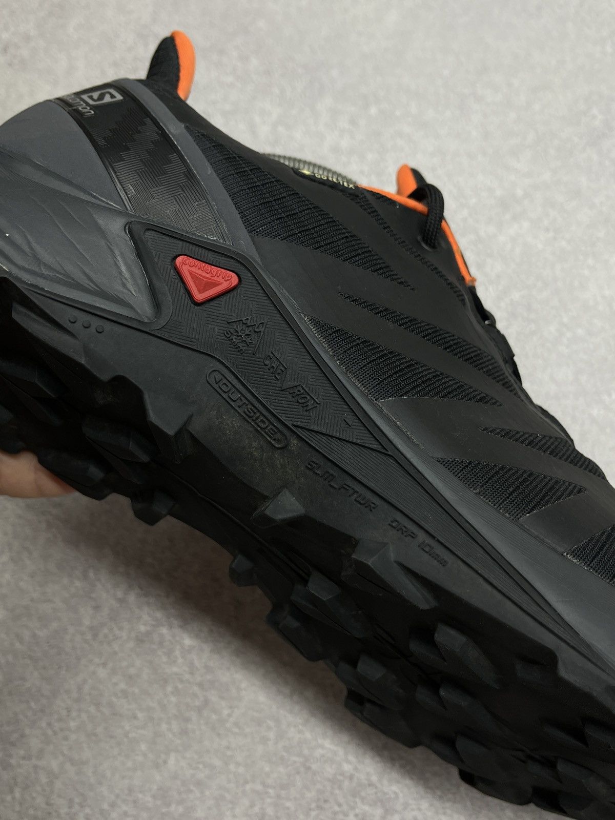 Salomon Mens Salomon Supercross GTX Black Shoes Contagrip Outdoor Size US 11 / EU 44 - 10 Thumbnail