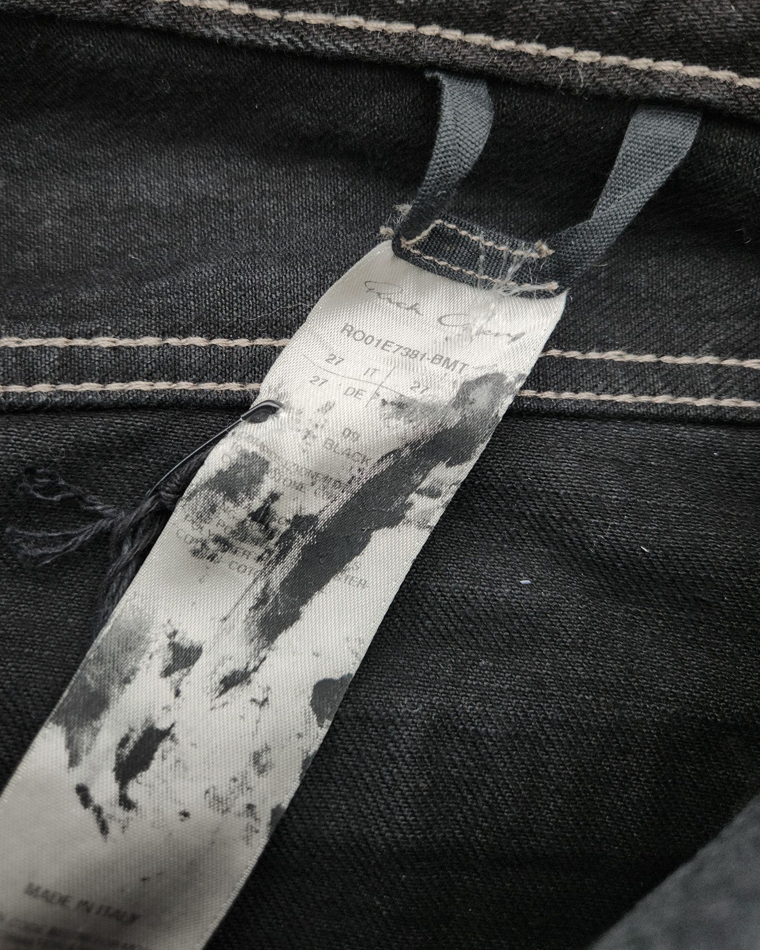 Rick Owens Rick Owens Coated Denim Distressed Cut Off Shorts Size 30" / US 8 / IT 44 - 8 Thumbnail