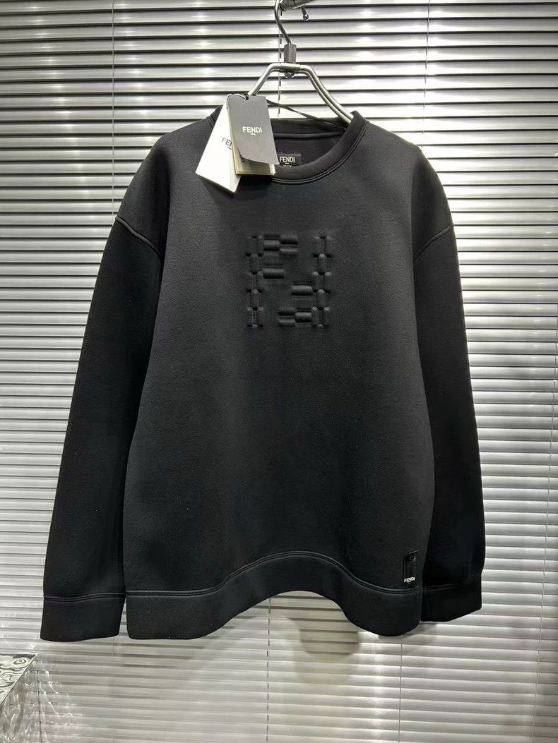 Fendi Fendi 2024FW Embossed Embroidery Logo Sweatshirt - dmc Size US M / EU 48-50 / 2 - 1 Thumbnail