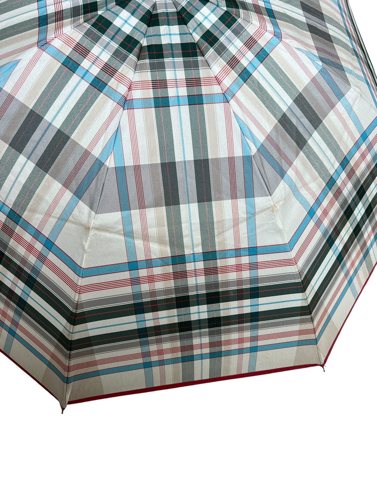 Vivienne Westwood 1990s Vivienne Westwood Plaid Foldable Umbrella Size ONE SIZE - 6 Thumbnail