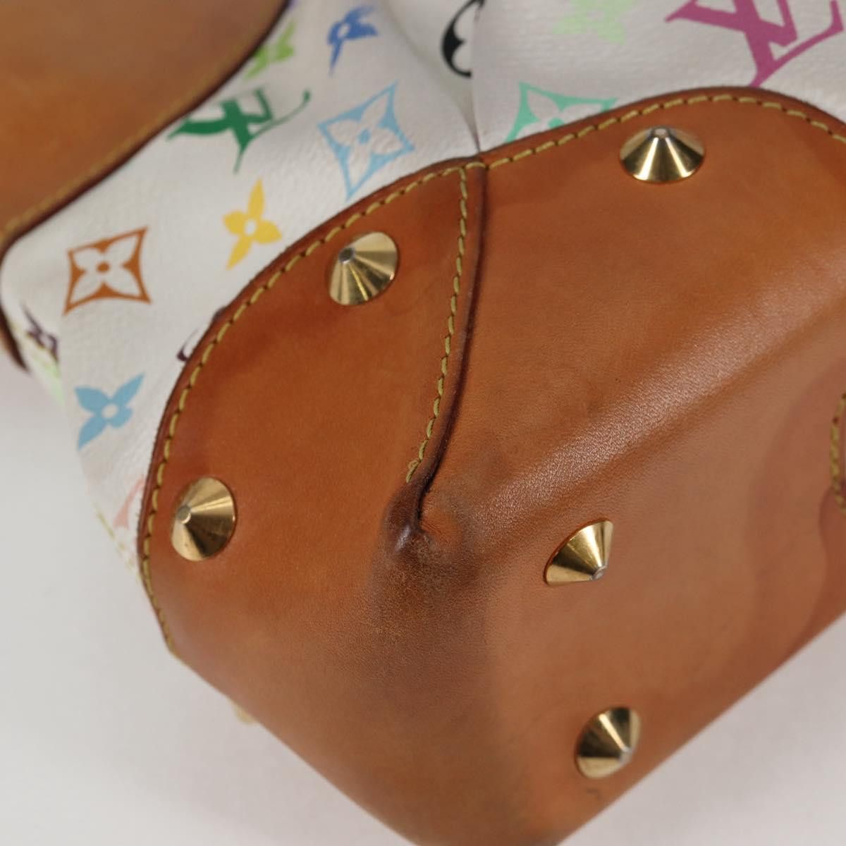 Louis Vuitton LOUIS VUITTON Monogram Multicolor Judy MM Bag White M40255 Size ONE SIZE - 14 Thumbnail