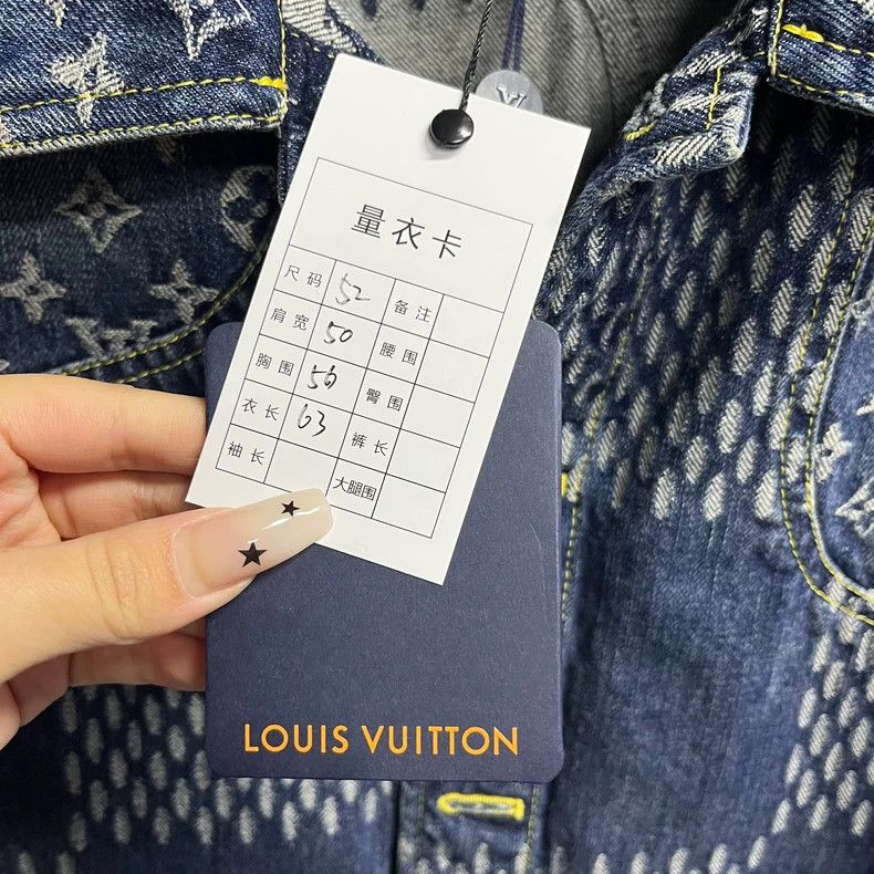 Louis Vuitton louis vuitton Navy blue nigo plaid full print patchwork jac Size US L / EU 52-54 / 3 - 2 Thumbnail