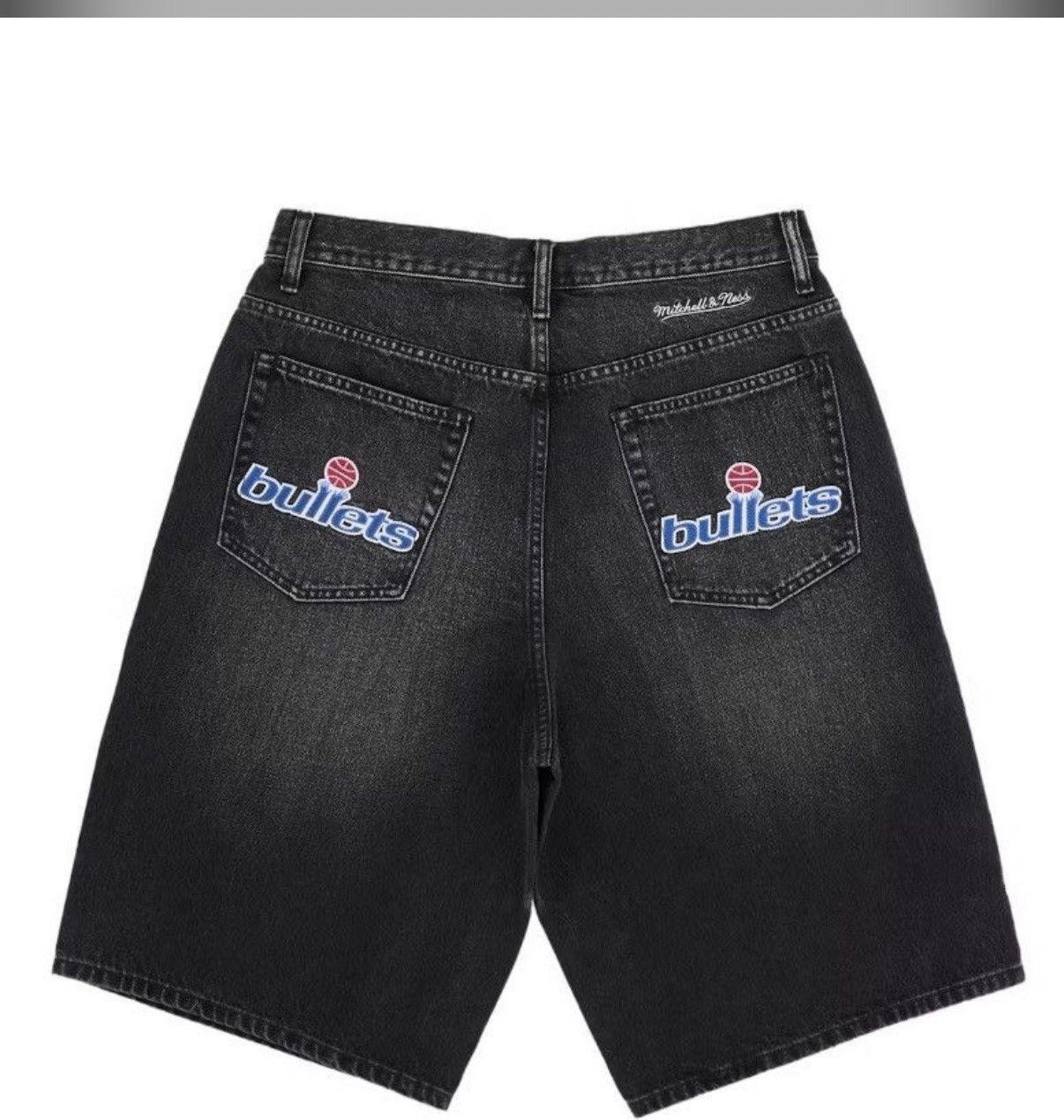Mitchell & Ness × Supreme Supreme®/Mitchell & Ness Washington Bullet Baggy Denim Short Size US 30 / EU 46 - 2 Thumbnail