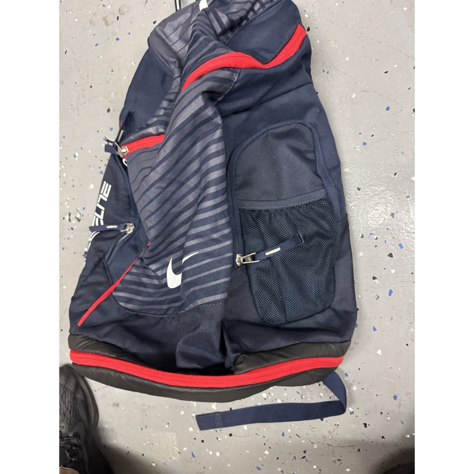 Nike Nike Hoops Elite Backpack Max Air Blue Red USA Nike Elite Size ONE SIZE - 3 Thumbnail