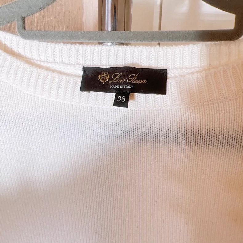 Loro Piana LORO PIANA Color stripes on the edges of the cashmere swea Size M / US 6-8 / IT 42-44 - 6 Thumbnail