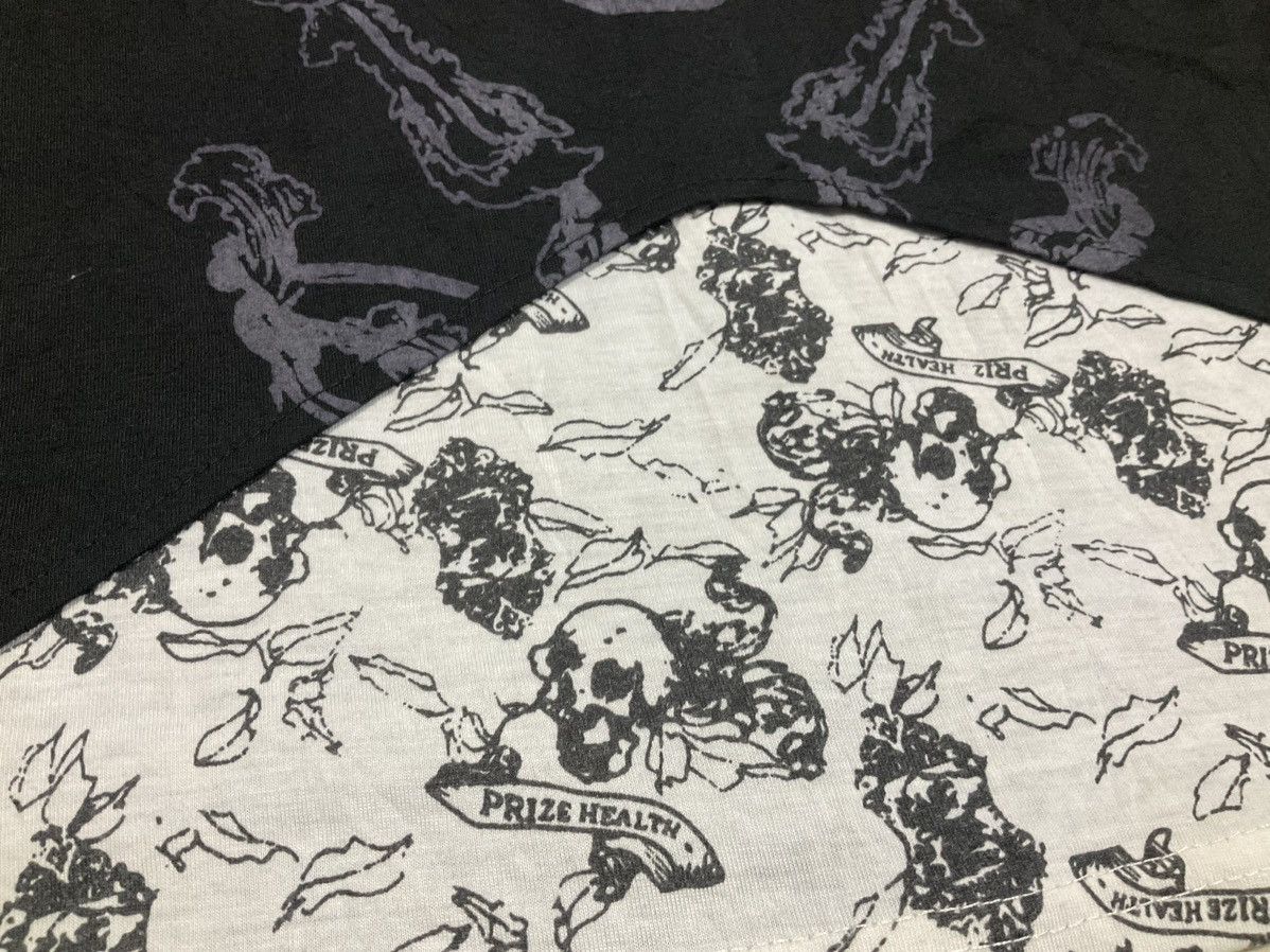 14th Addiction × Hysteric Glamour × If Six Was Nine 🔥Sick Y2K Japanese Goth Double Layer Skull Wings Zipper Tee Size US S / EU 44-46 / 1 - 8 Thumbnail