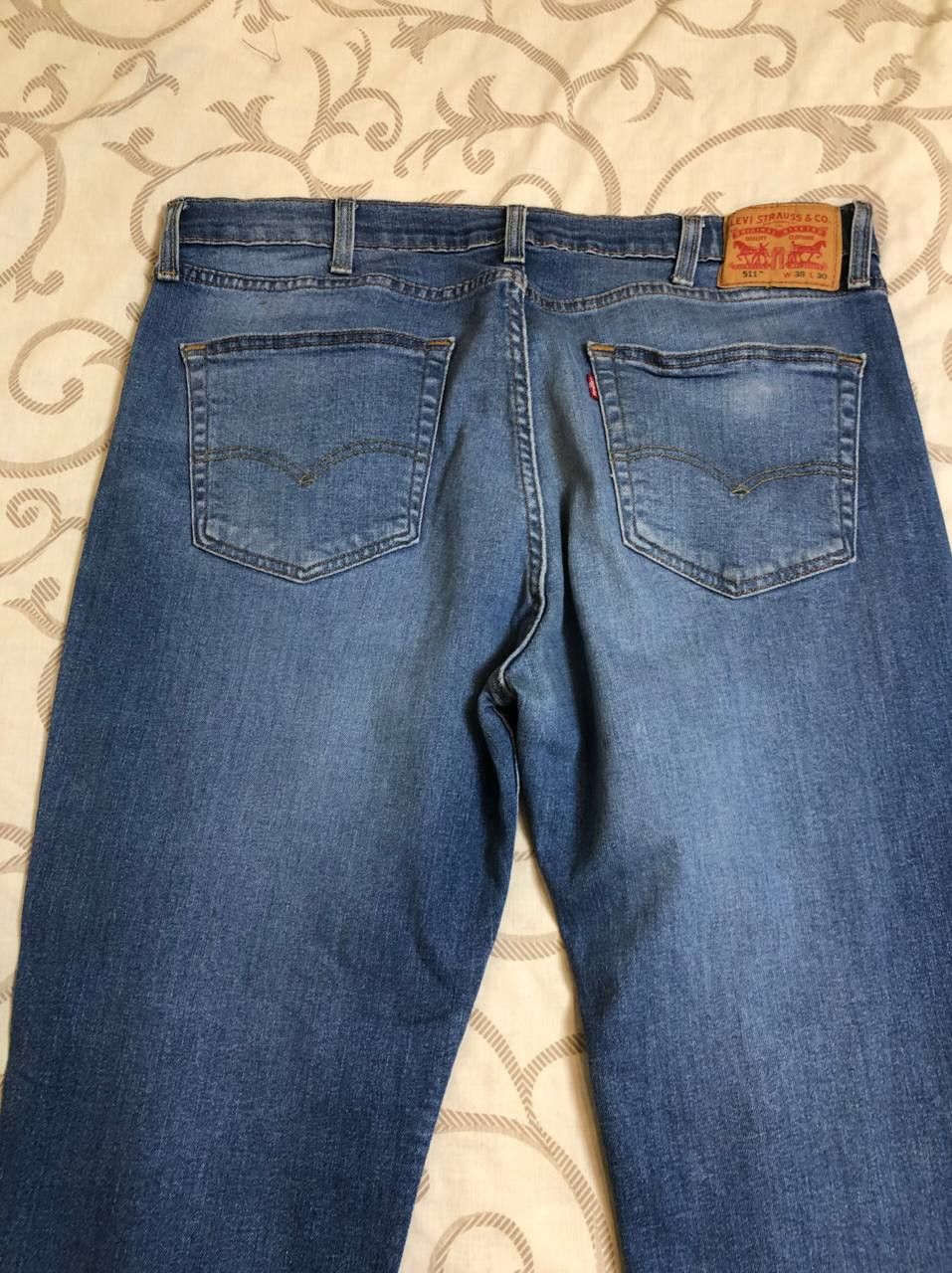 Levi's Levis 511 Wash Denim Blue Jeans Mens Size US 38 / EU 54 - 14 Thumbnail