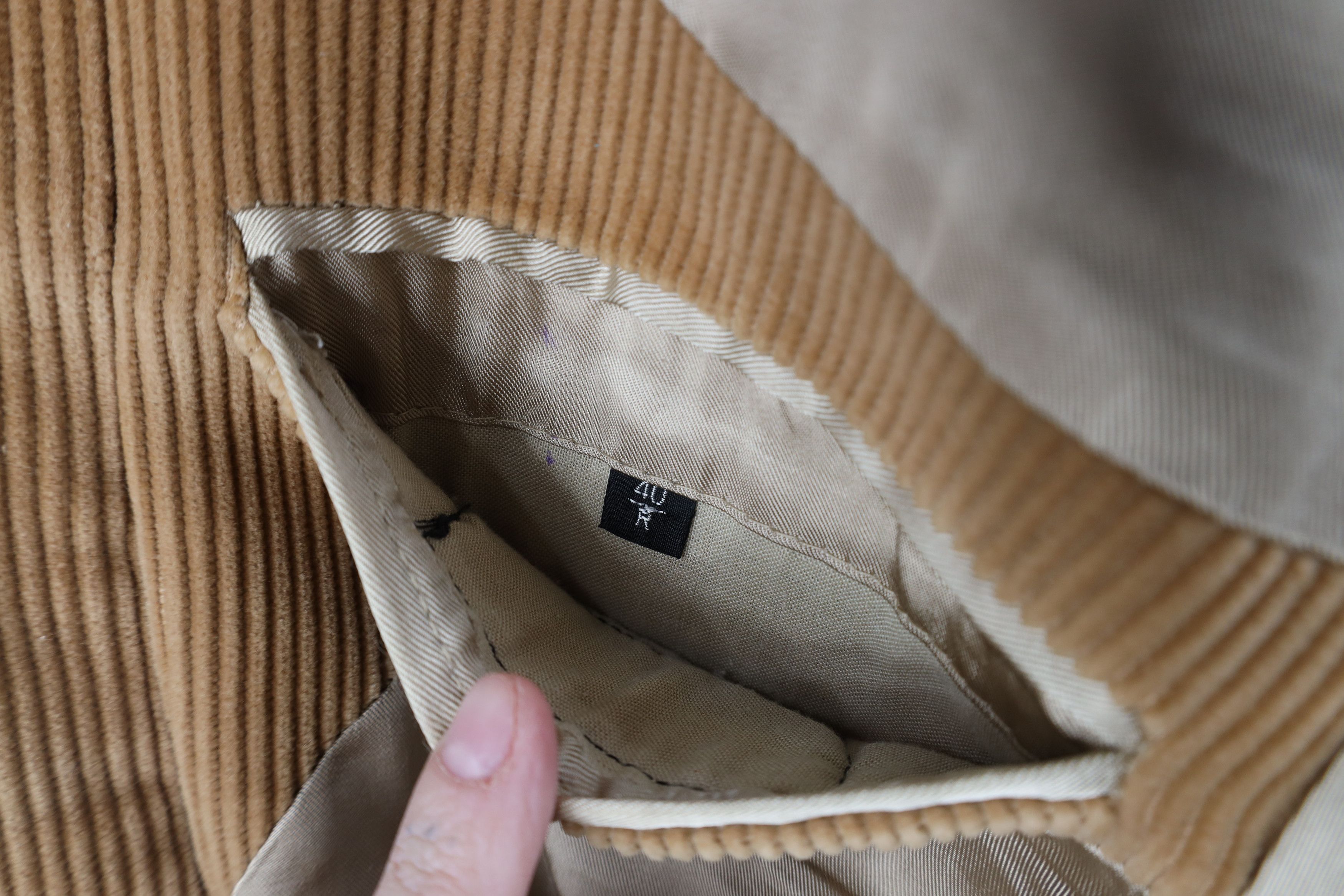 Vintage Vintage 70s Streetwear Elbow Patch Corduroy Blazer Jacket Size US XL / EU 56 / 4 - 12 Thumbnail