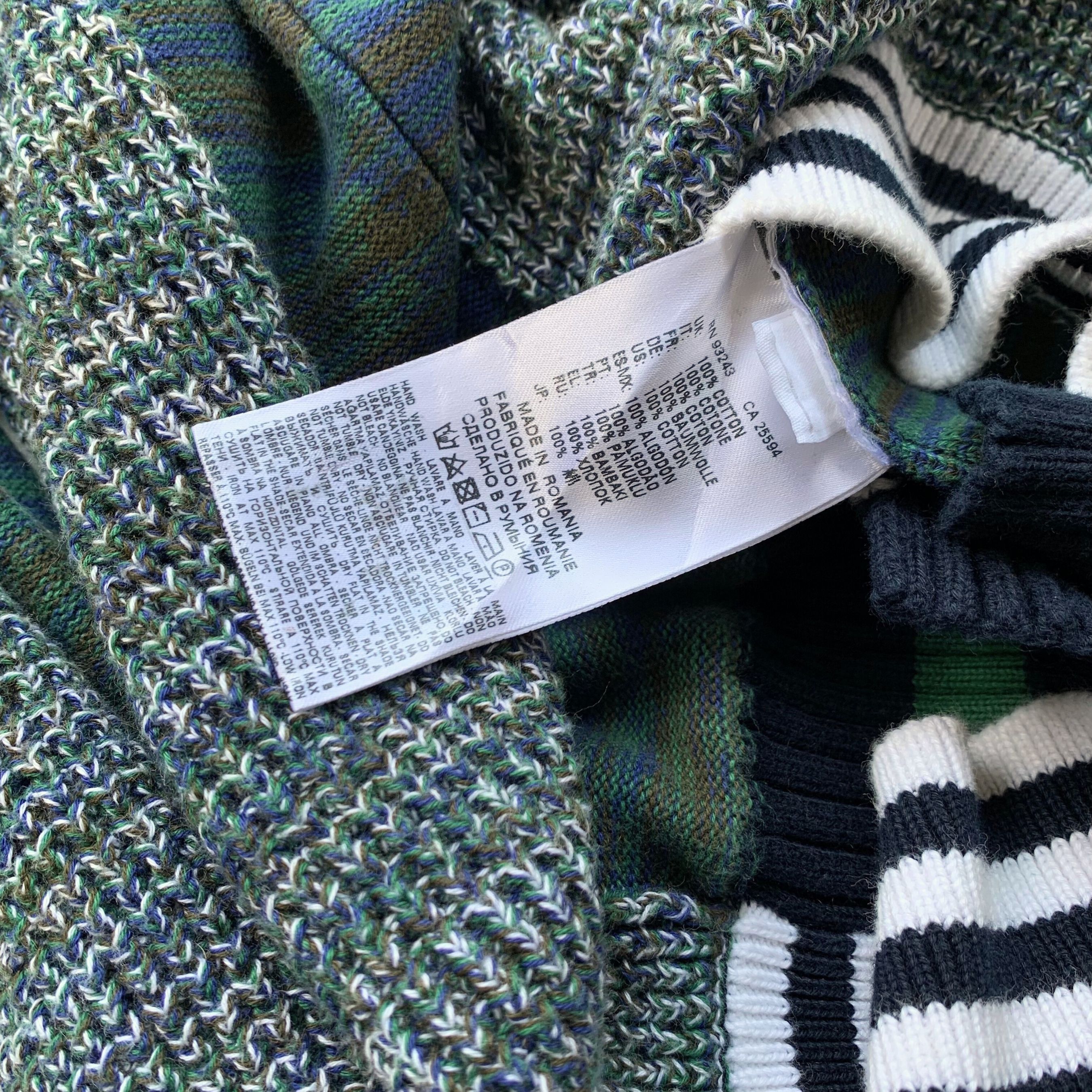 Designer × Diesel Black Gold × Vintage Vtg Diesel Black Gold 2000s Mens Fitted Tall Knit Sweater Size US M / EU 48-50 / 2 - 4 Thumbnail