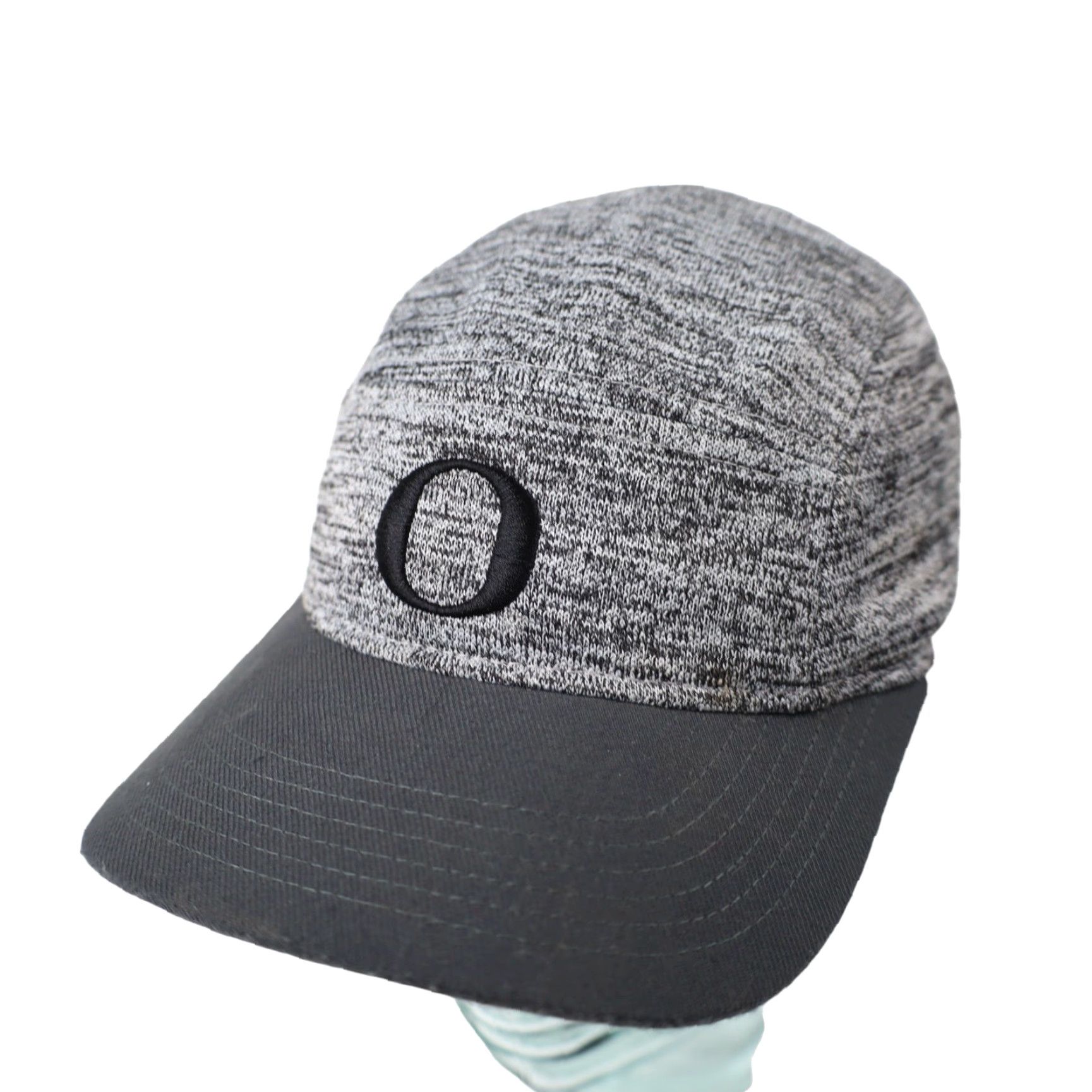 Nike VINTAGE Nike University of Oregon Ducks AW84 5-Panel Hat Gray OS Men Size ONE SIZE - 2 Thumbnail