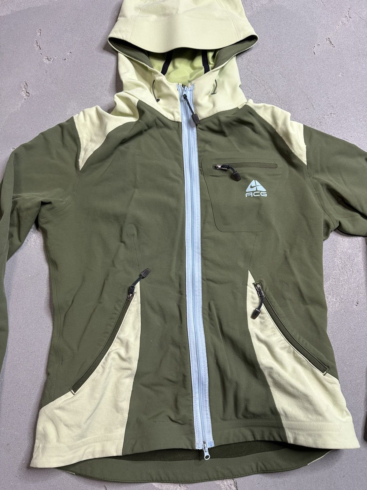 Goretex × Nike ACG × Vintage 00s Nike ACG Vintage Recco Brown Gradient Jacket Outdoor Size S / US 4 / IT 40 - 2 Thumbnail