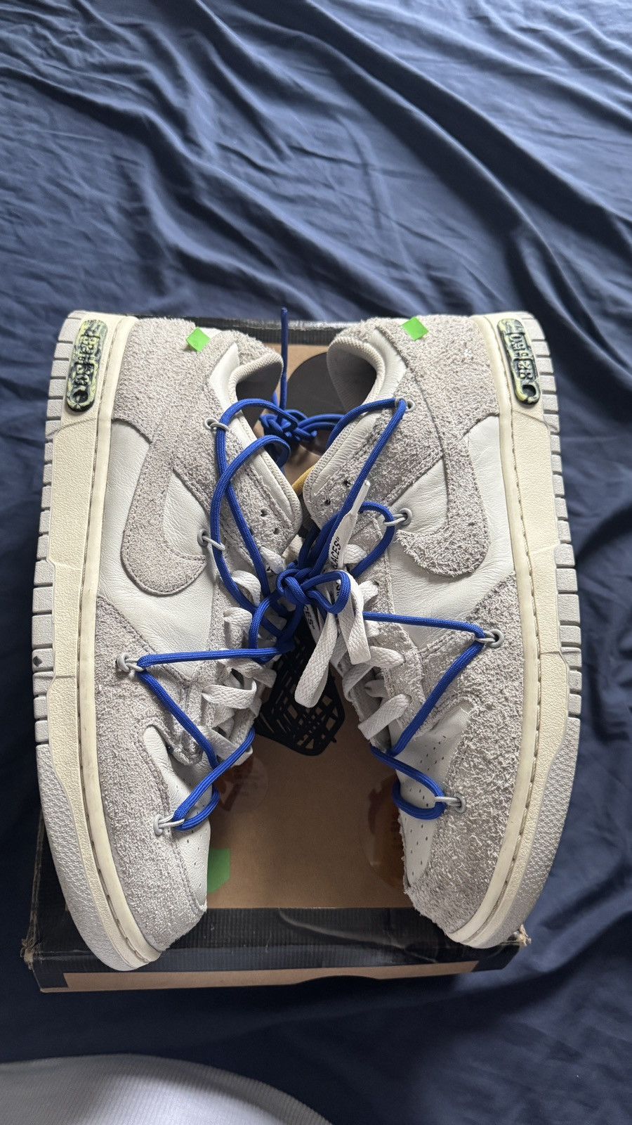 Off-White OffWhite Lot 32 Nike Dunk Size US 12.5 / EU 45-46 - 4 Thumbnail
