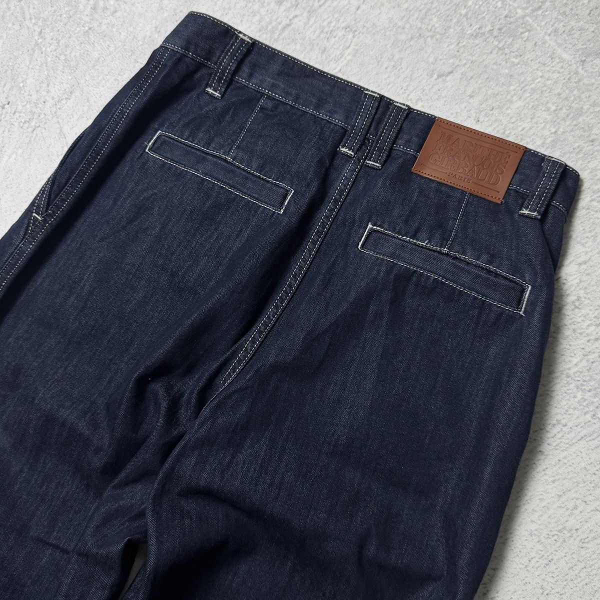 Marithe + Francois Girbaud MFG INDIGO RAW DENIM PANTS Size US 30 / EU 46 - 8 Thumbnail