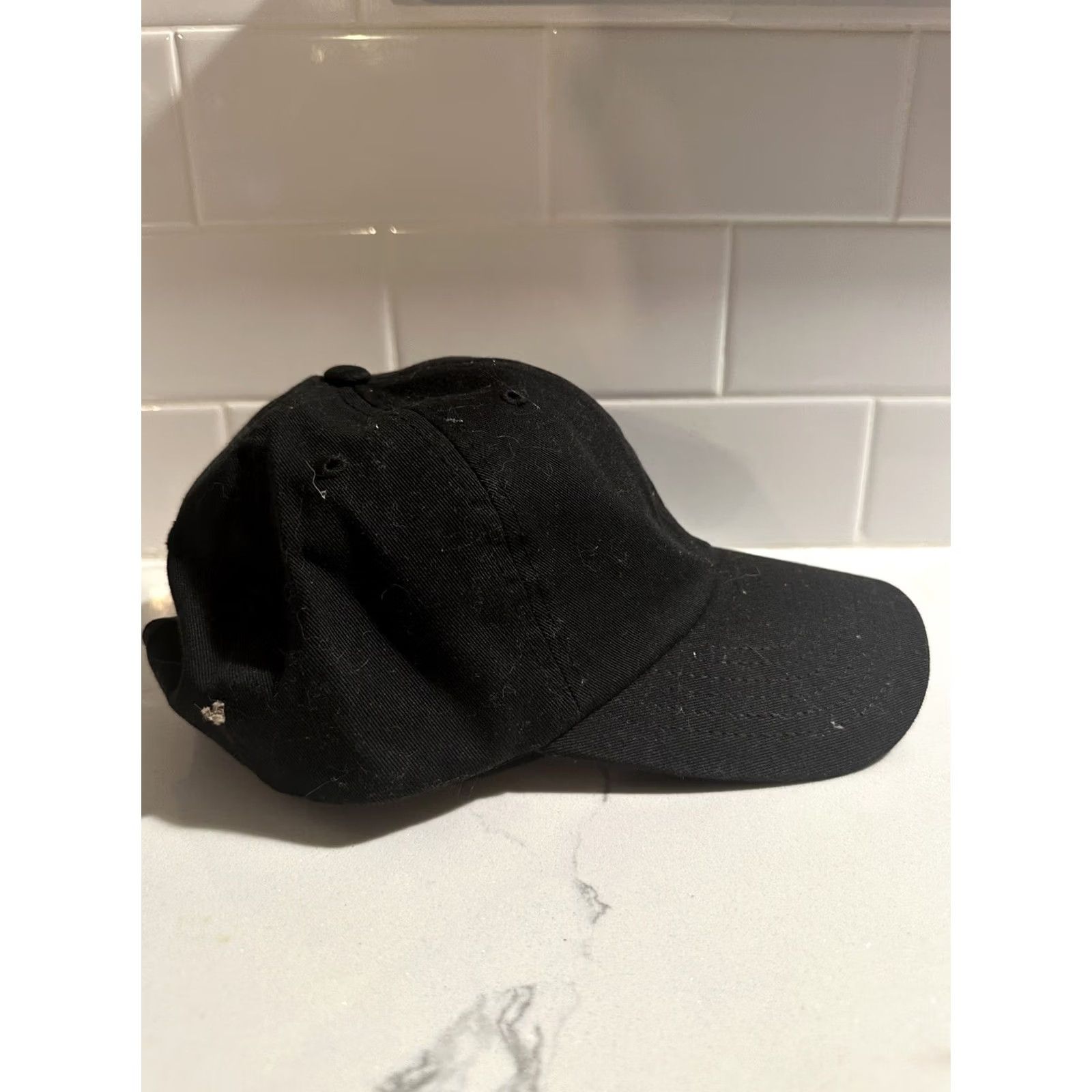 Vintage Crumbl Cookie Dad Cap Hat Black Strap Back Baseball Cap One Size Men Black Size ONE SIZE - 3 Thumbnail