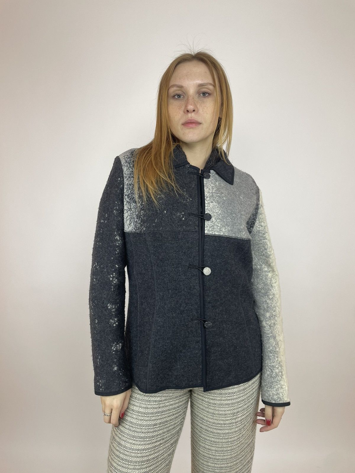 Vintage ET DIEU CREA LA FEMME Wool coat Womens size 44 Size M / US 6-8 / IT 42-44 - 7 Thumbnail