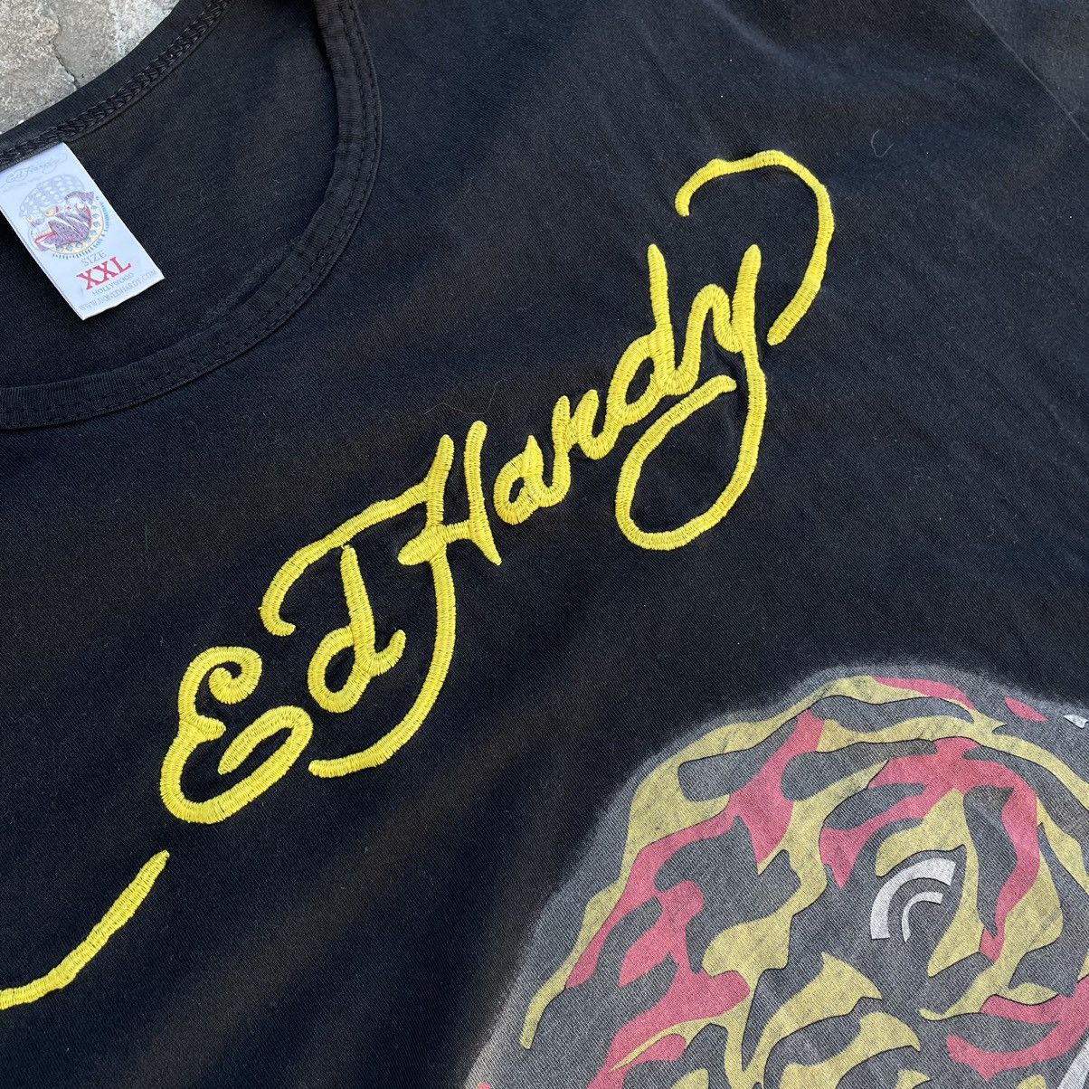 20471120 × Ed Hardy × Y/Project Vintage Ed Hardy T-shirts Big Logo Y2K 90s USA Japan Size US XXL / EU 58 / 5 - 8 Thumbnail