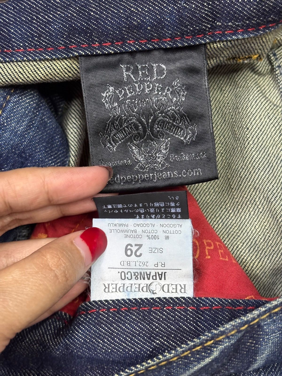 Japanese Brand Vintage Japanese Brand Mud Wash Side Adjuster Loose Jeans Size US 29 - 10 Thumbnail