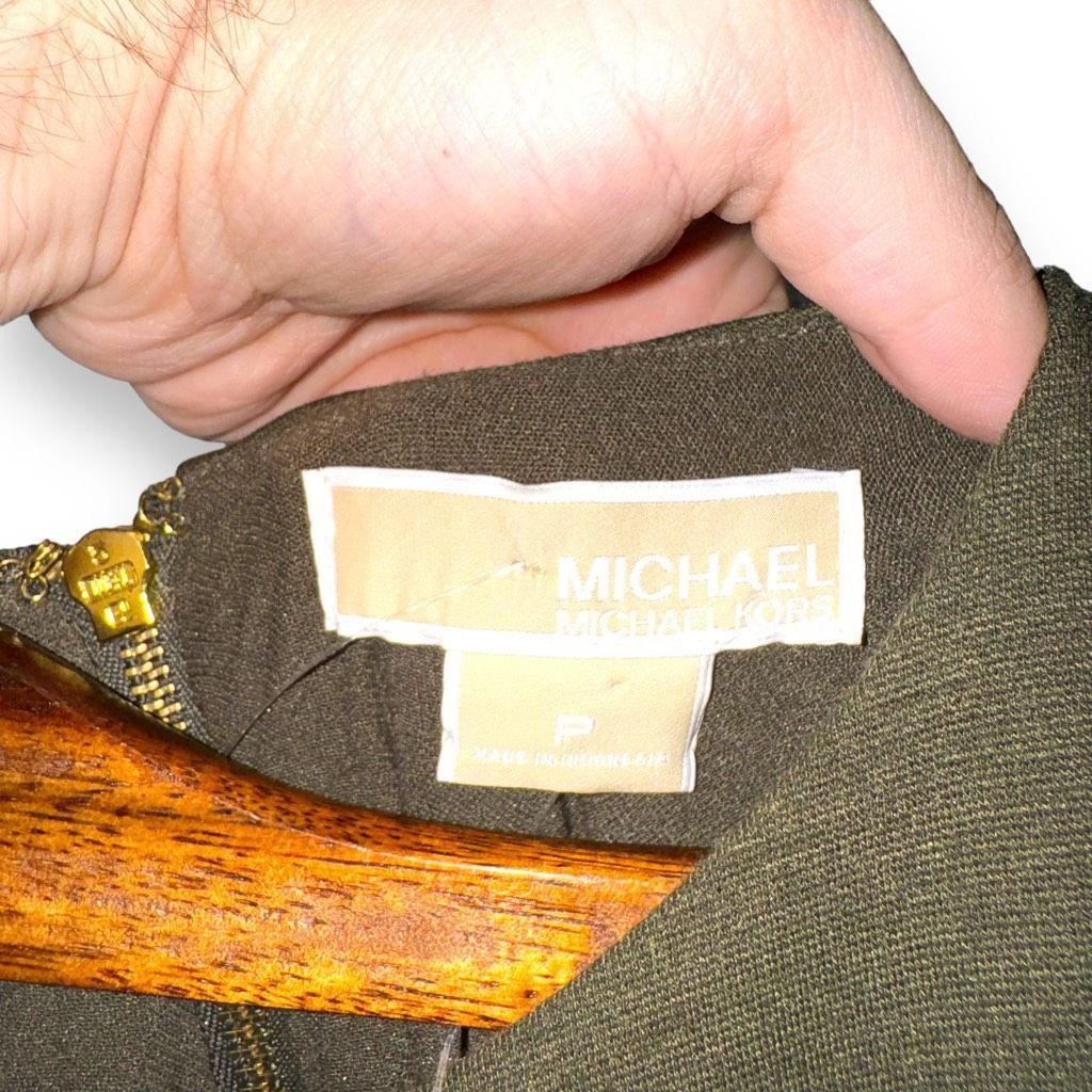 Michael Kors NWT Michael Kors Olive Green Loden Dress S Size S / US 4 / IT 40 - 5 Thumbnail