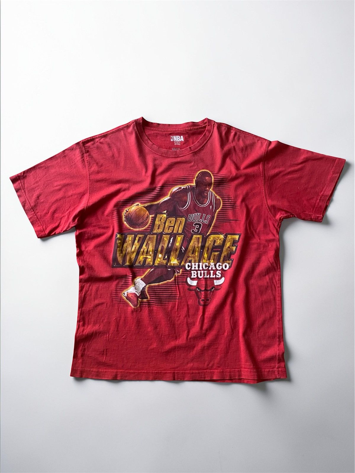 NBA Vintage NBA Ben Wallace Chicago Bulls T-Shirt Size US XL / EU 56 / 4 - 1 Thumbnail