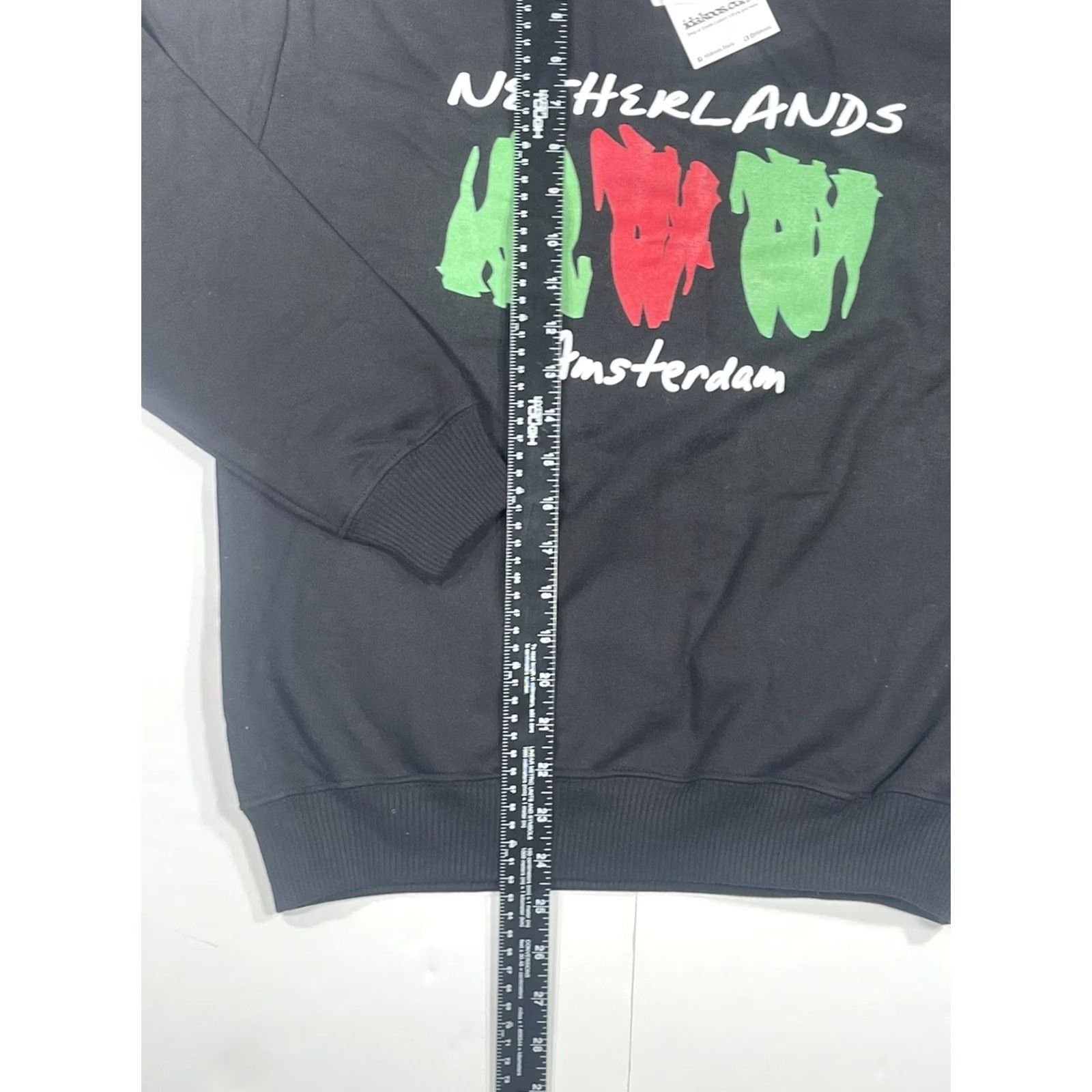 Vintage Idakoss Netherlands Amsterdam Mens Crew Neck Sweatshirt Large Black Size L Size US L / EU 52-54 / 3 - 4 Thumbnail