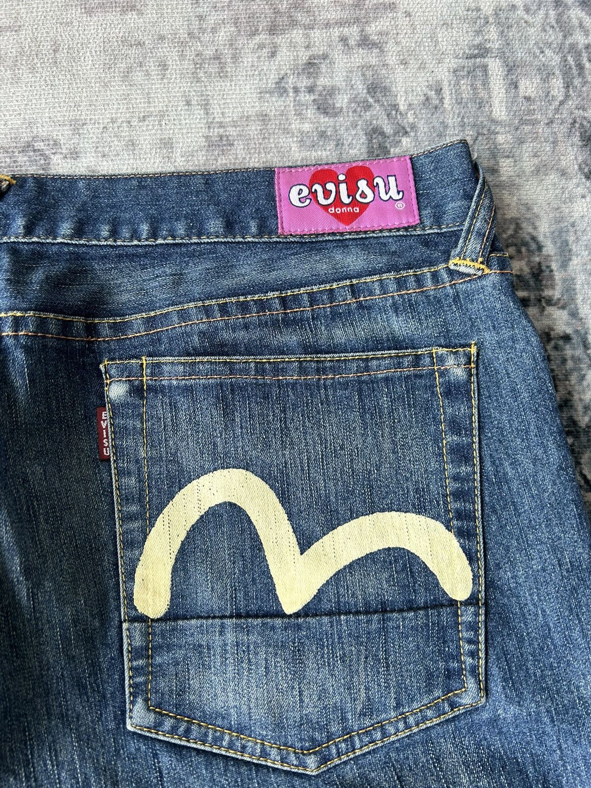 Evisu Evisu Donna Pocket Jeans Size 32" / US 10 / IT 46 - 5 Thumbnail