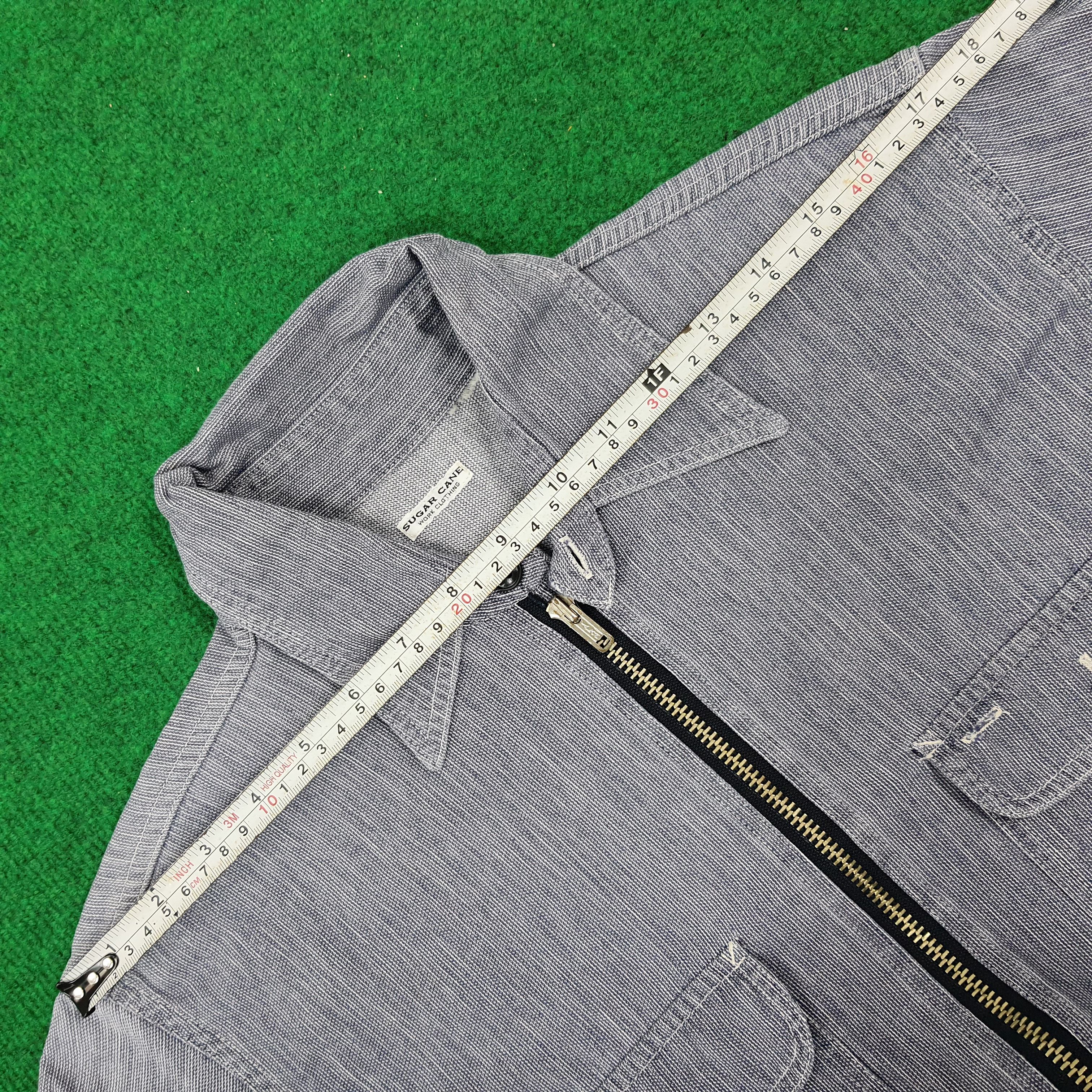 Japanese Brand × Sugar Cane × Vintage Vintage Sugar Cane Half Zipper Japan Brand Polo Shirt Size US L / EU 52-54 / 3 - 8 Thumbnail