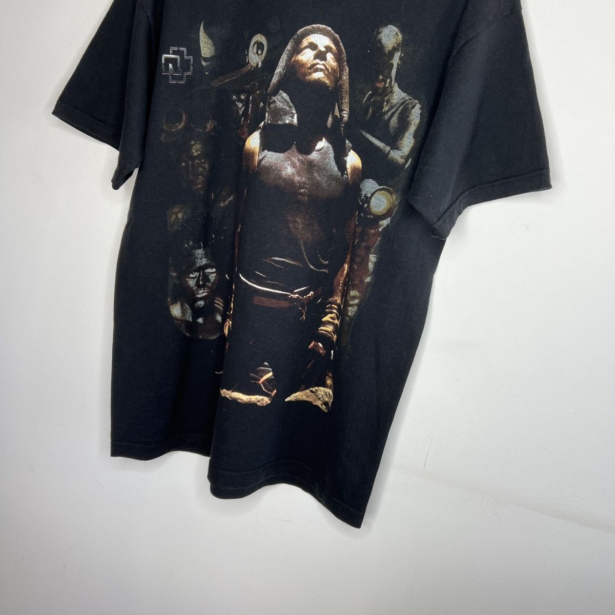 Band Tees × Vintage Vintage Rammstein Hier Kommt Die Sonne T Shirt Size US L / EU 52-54 / 3 - 2 Thumbnail