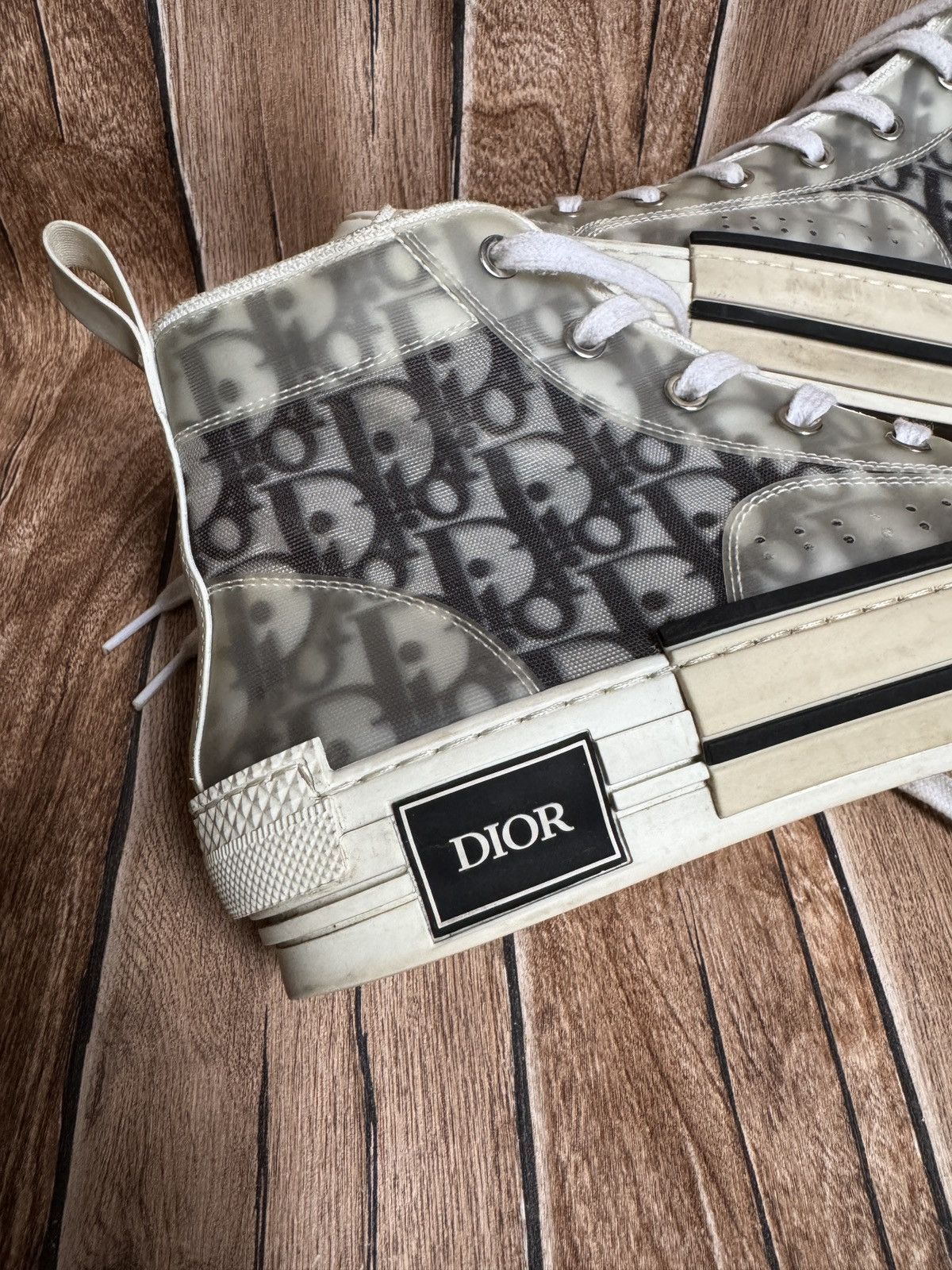 Dior b23 Oblique trainers black/white Size US 7.5 / EU 40-41 - 4 Thumbnail