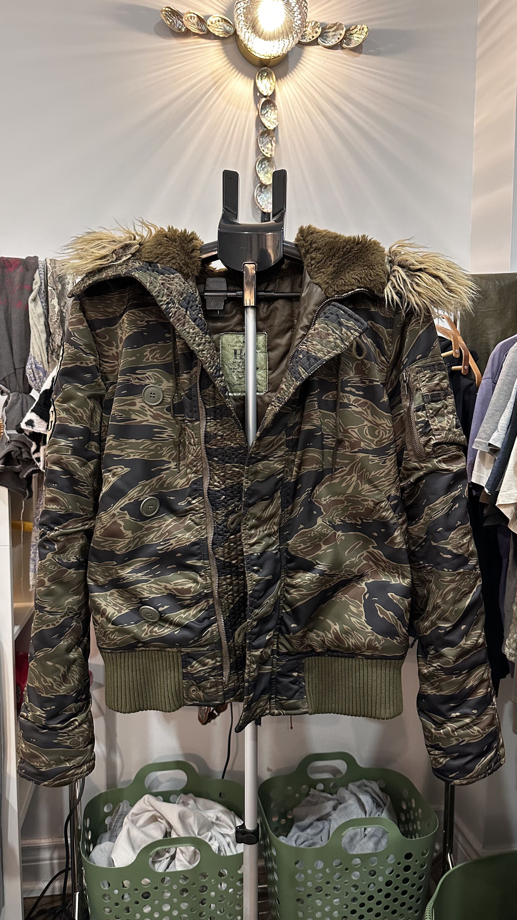 Hysteric Glamour Hysteric Glamour Tiger Camo Bomber - Size M, Primaloft Size US M / EU 48-50 / 2 - 1 Thumbnail