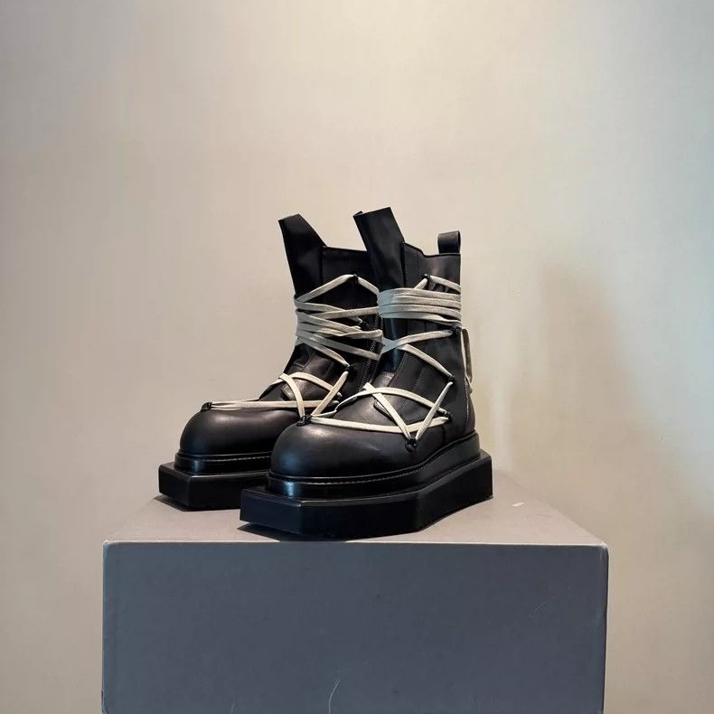 rick owens 24FWro Mainline Men's Black Crazy Strap Coffin B