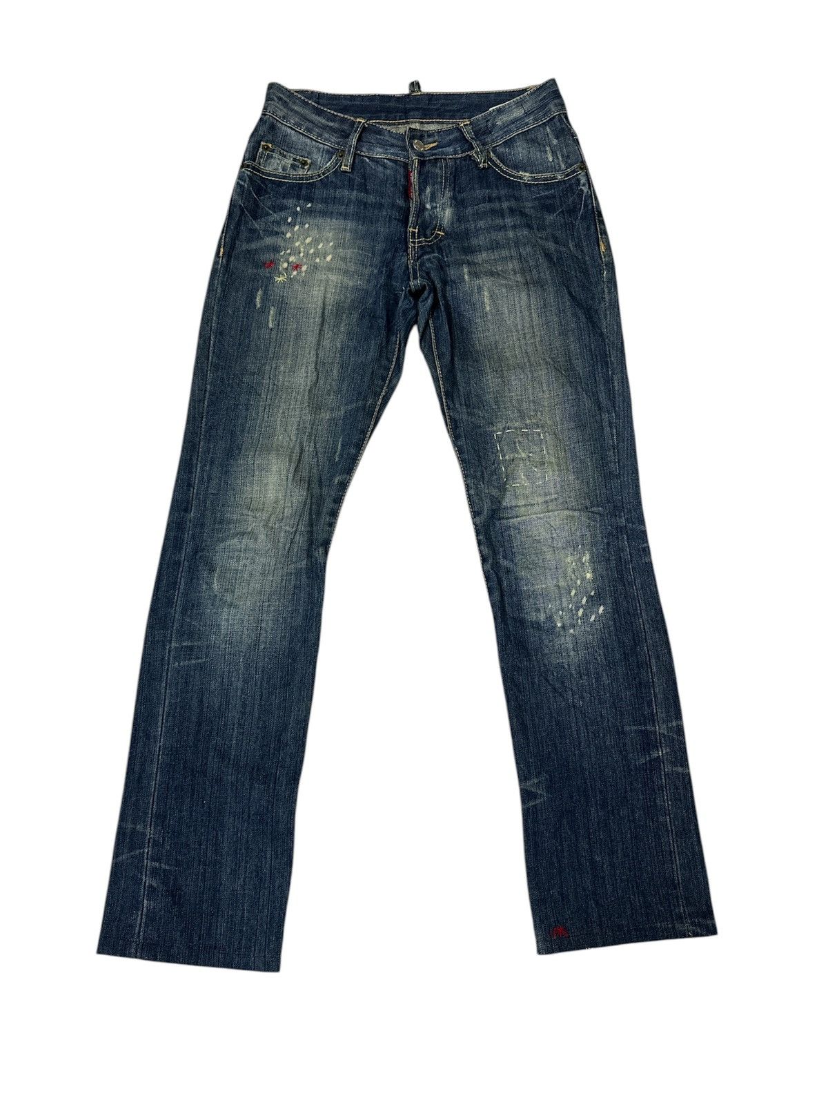 GOA 2000 Dsquared2 Distressed Y2K Goa Lgb Rick Owens Style Jeans Size US 28 / EU 44 - 4 Thumbnail